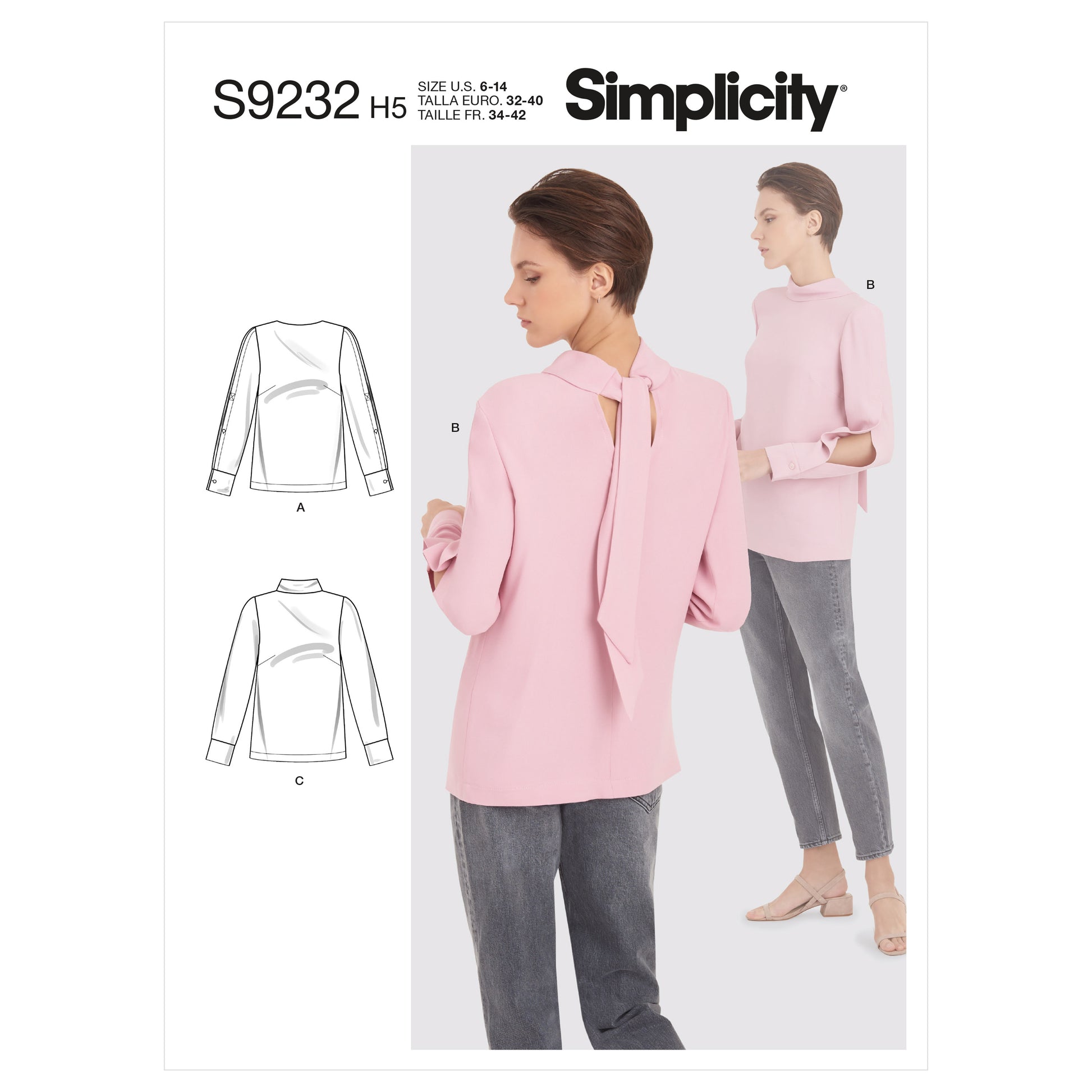 Symønster Simplicity 9232 - Bluse - Dame | Billede 4
