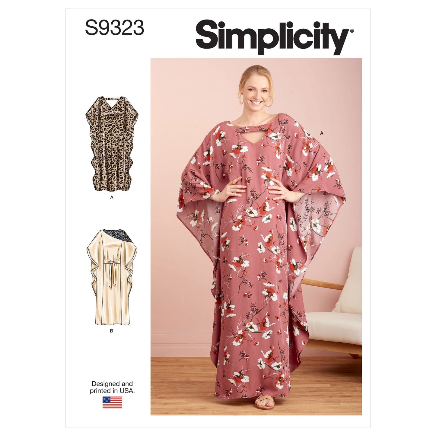 Symønster Simplicity 9323 - Kjole - Dame | Billede 6