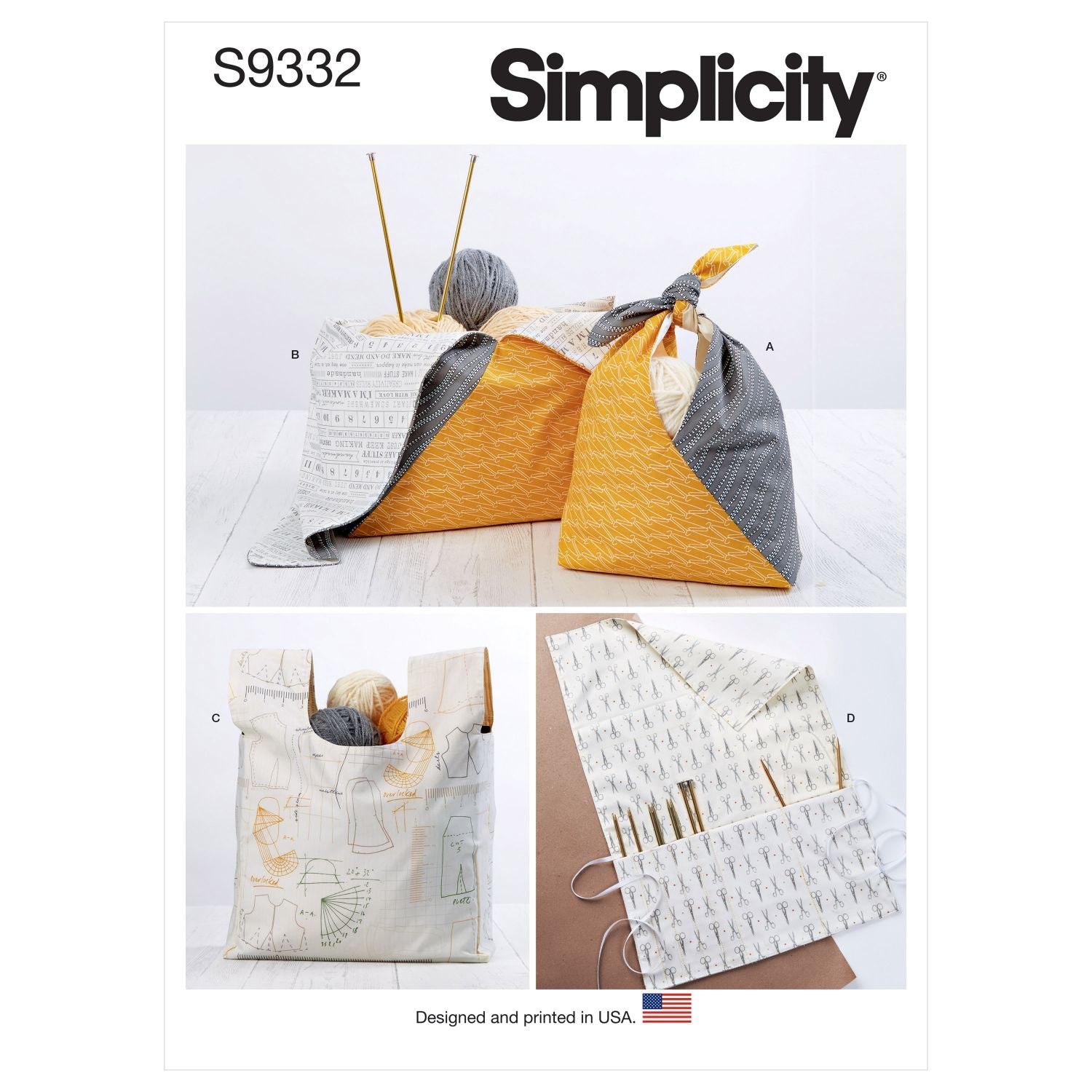 Symønster Simplicity 9332 - Taske | Billede 5