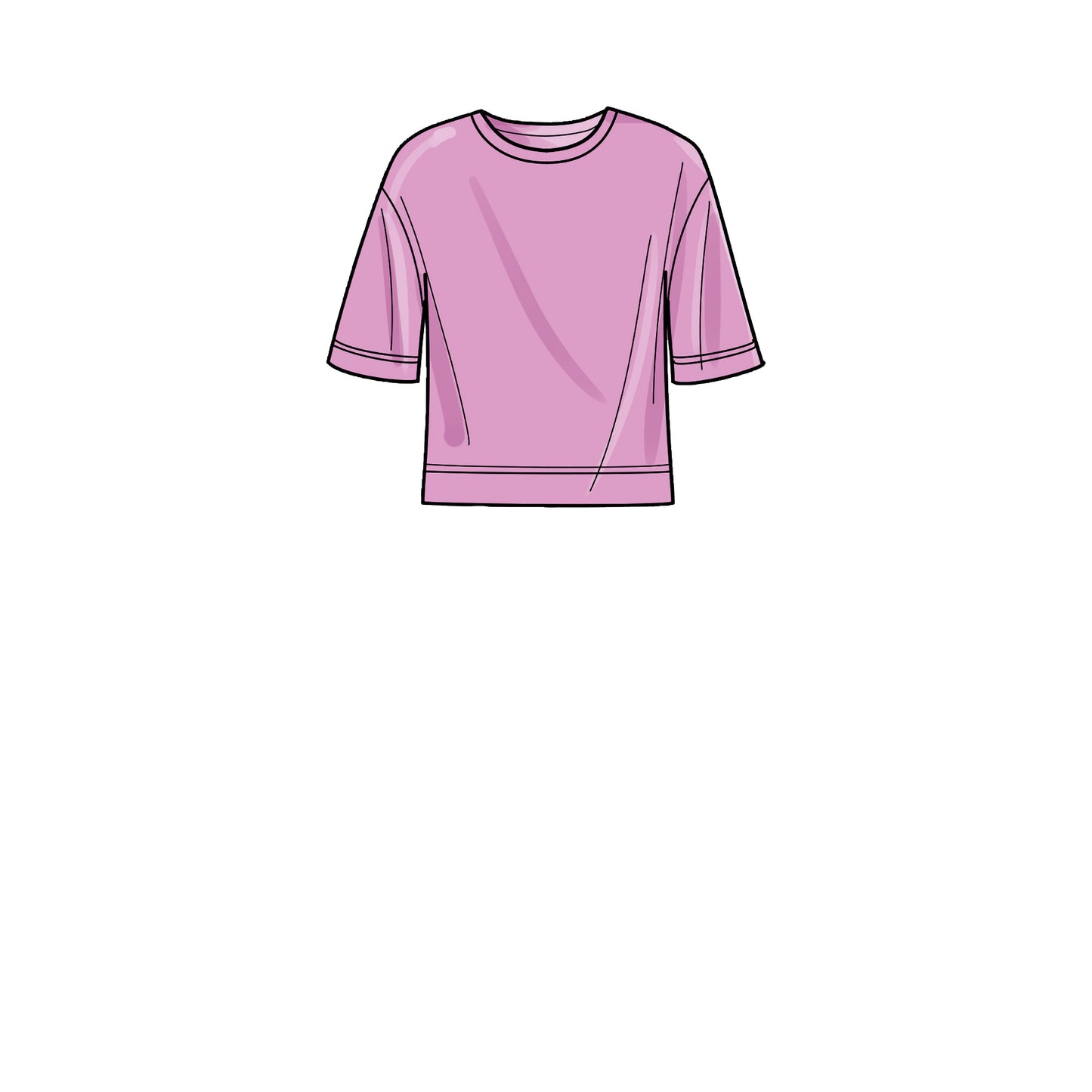 Symønster Simplicity 9337 - Pyjamas - Dame Herre | Billede 4