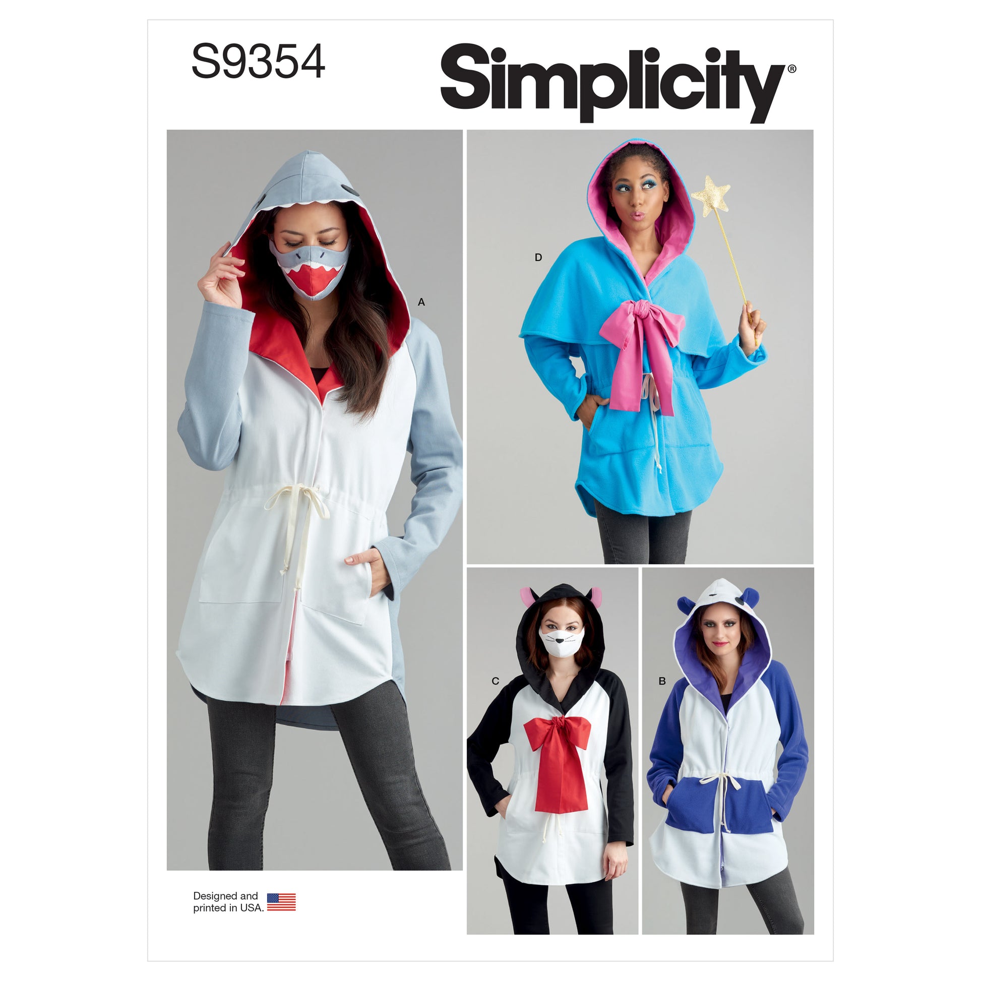 Symønster Simplicity 9354 - Kostume - Dame - Karneval | Billede 8