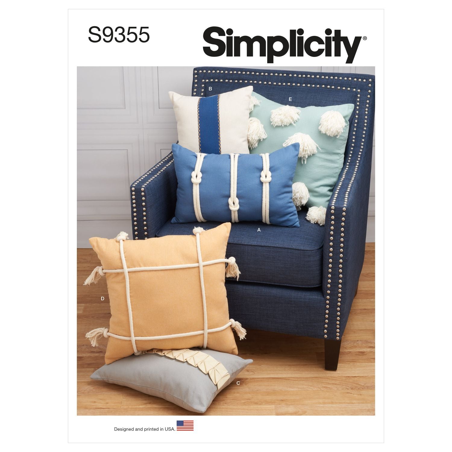 Symønster Simplicity 9355 - Pude Indretning | Billede 8
