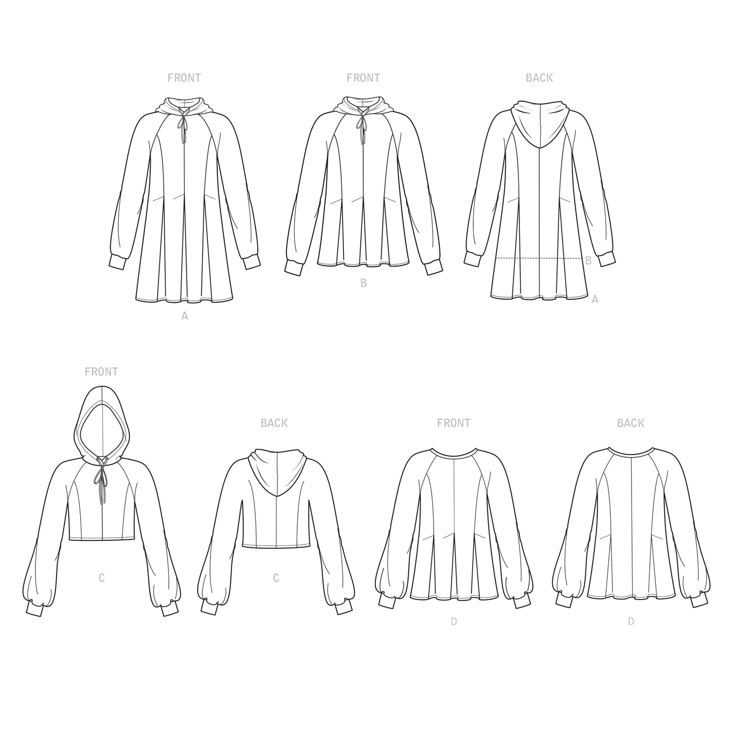 Symønster Simplicity 9384 - Trøje Sportstøj - Dame - Idræt | Billede 9