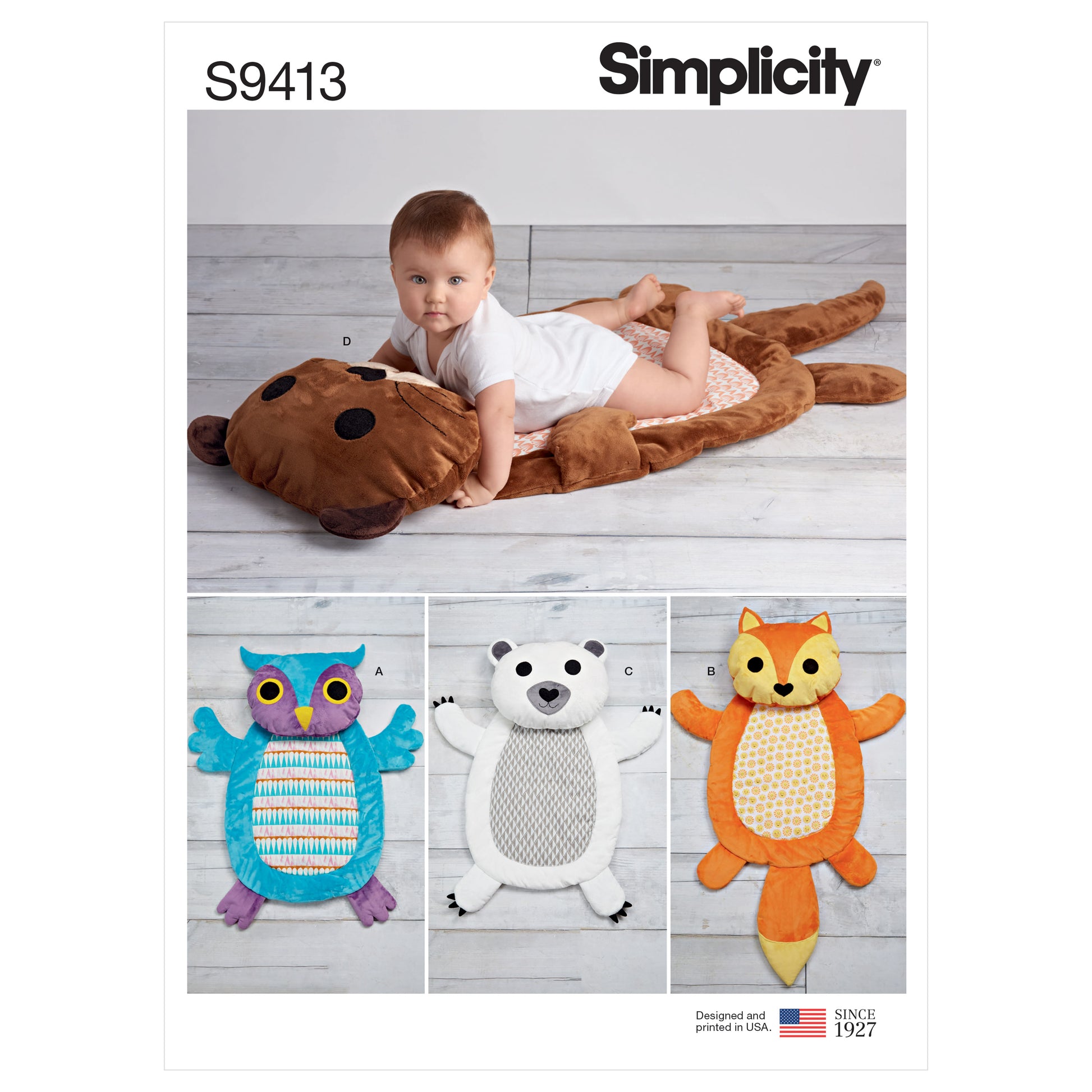 Symønster Simplicity 9413 - Baby - Indretning | Billede 6