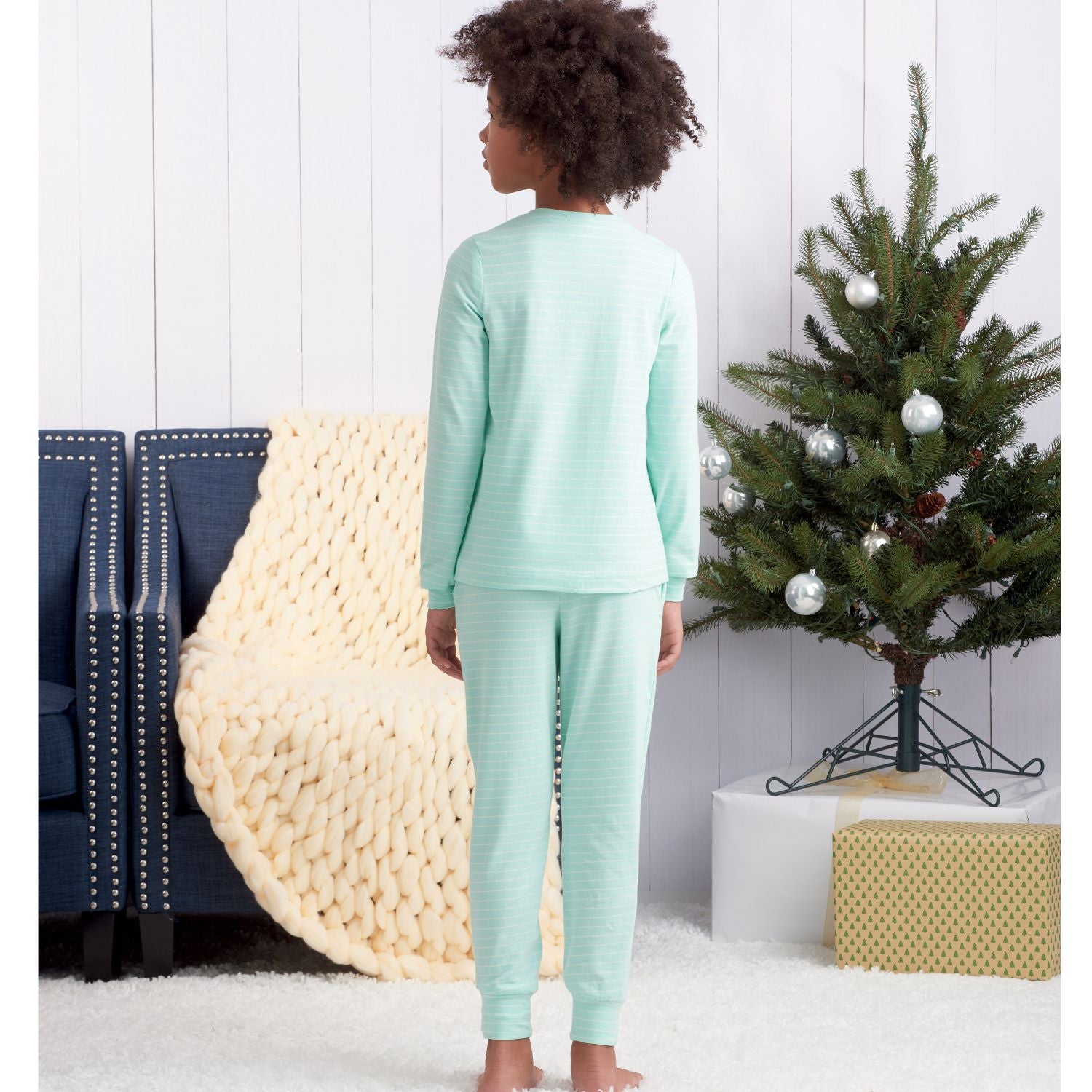 Symønster Simplicity 9455 - Pyjamas - Dame Herre Pige Dreng | Billede 3