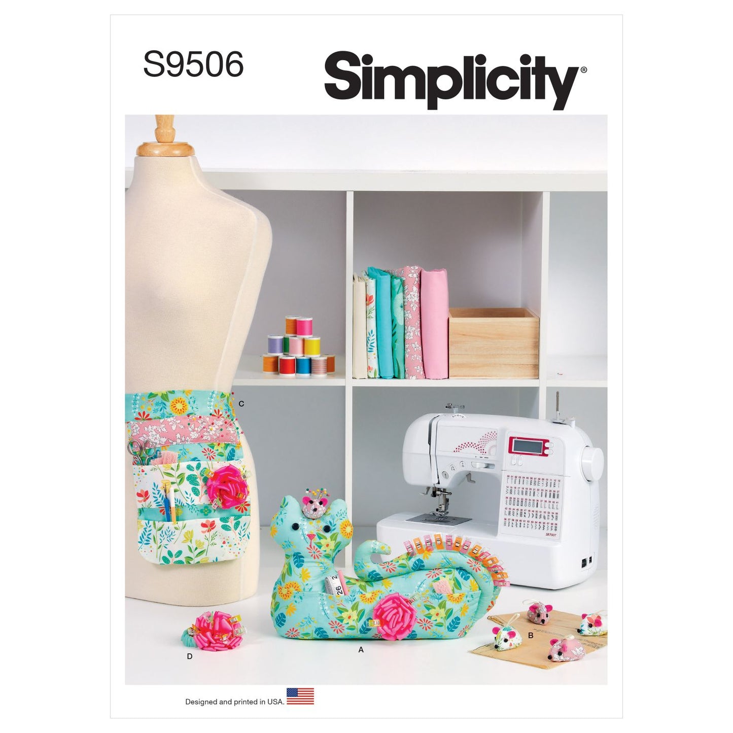Symønster Simplicity 9506 - Pude Rekvisiter Indretning | Billede 6