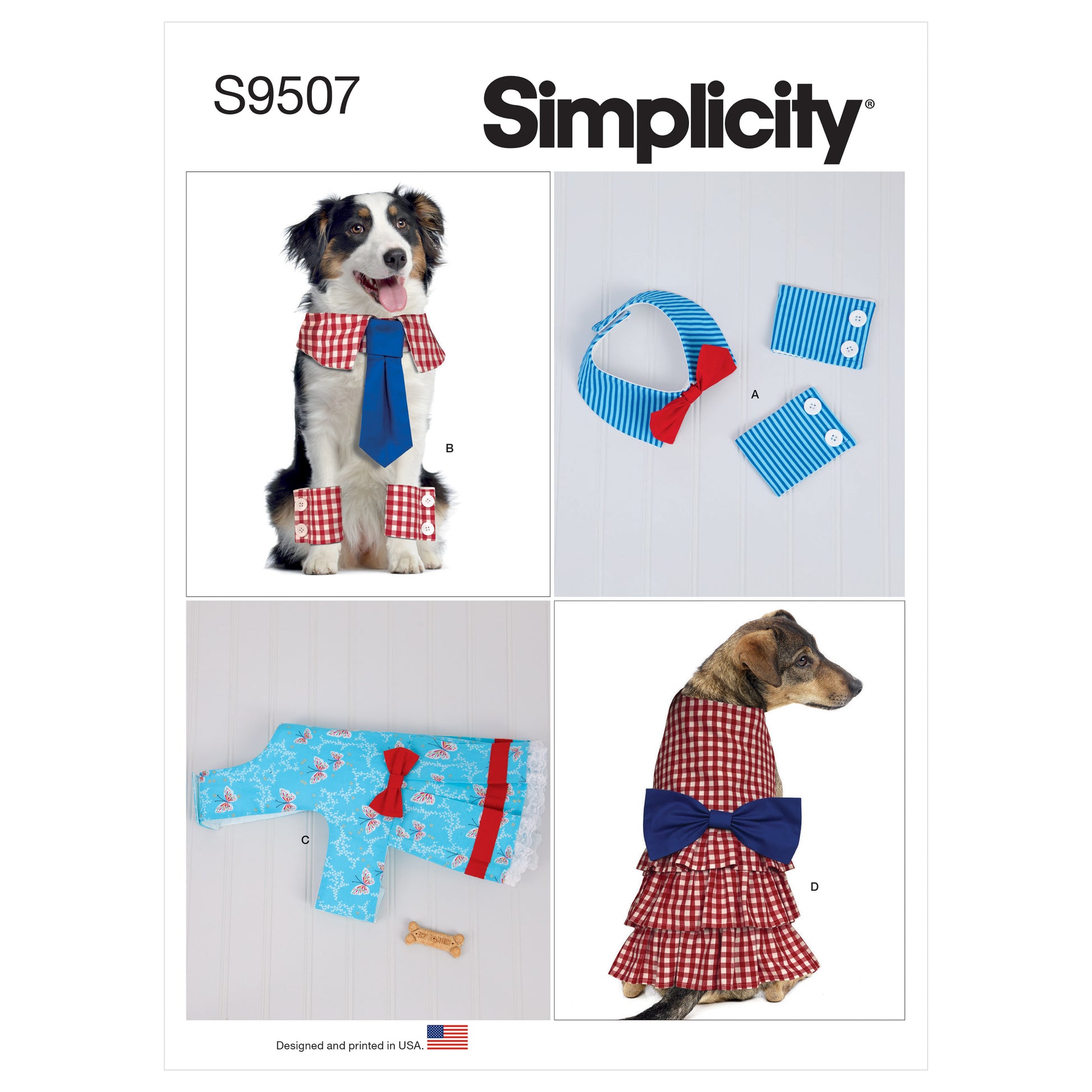 Symønster Simplicity 9507 - Hundetøj | Billede 6