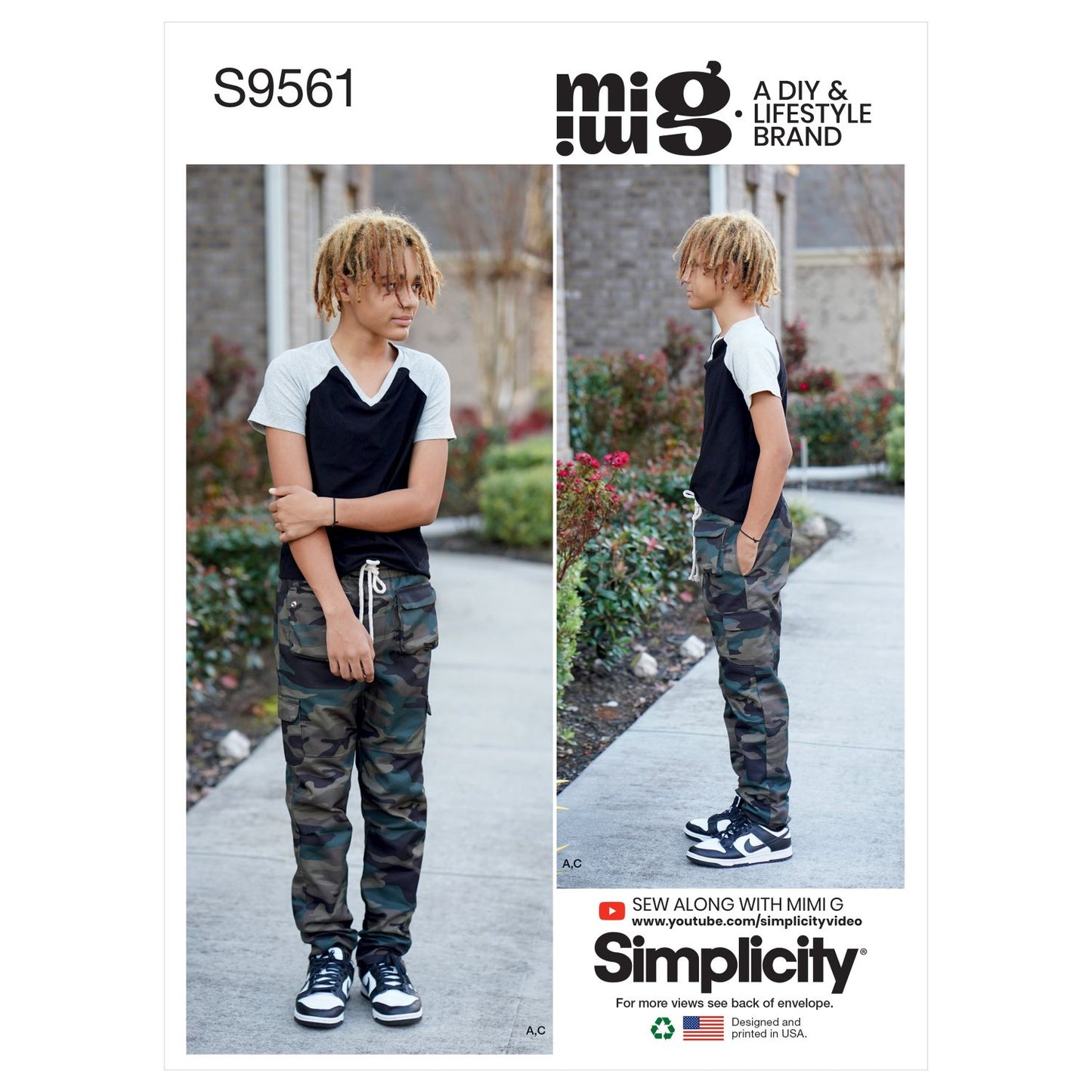 Symønster Simplicity 9561 - Bukser Shorts Trøje - Dreng | Billede 5