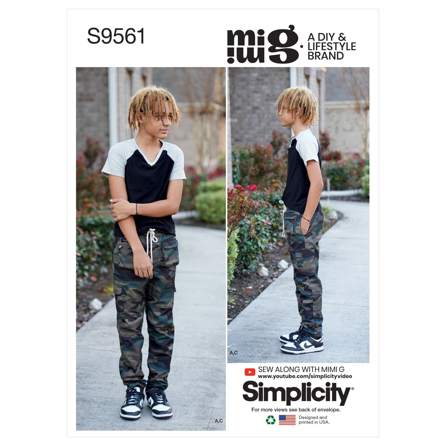 Symønster Simplicity 9561 - Bukser Shorts Trøje - Dreng | Billede 5