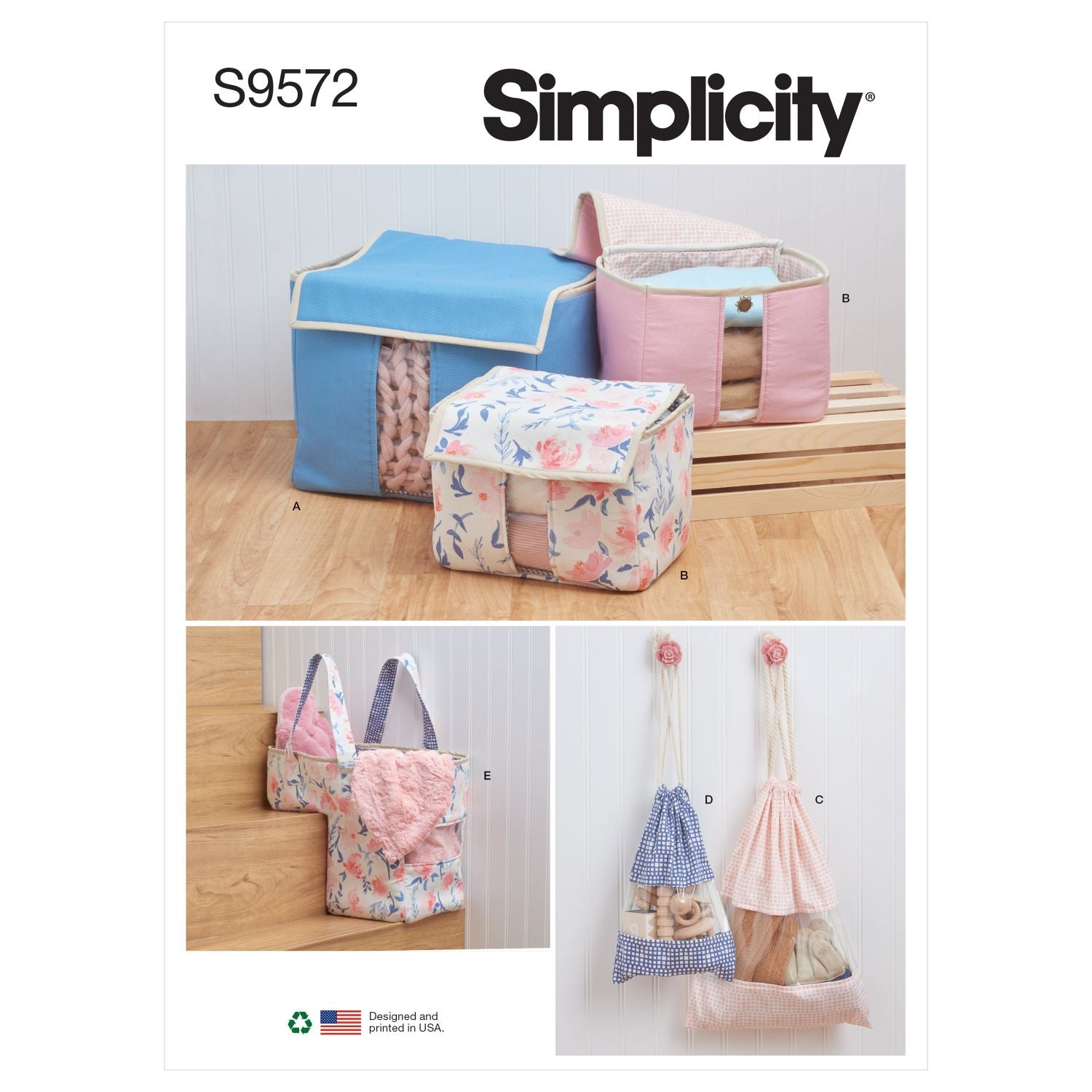 Symønster Simplicity 9572 - Indretning Taske | Billede 4