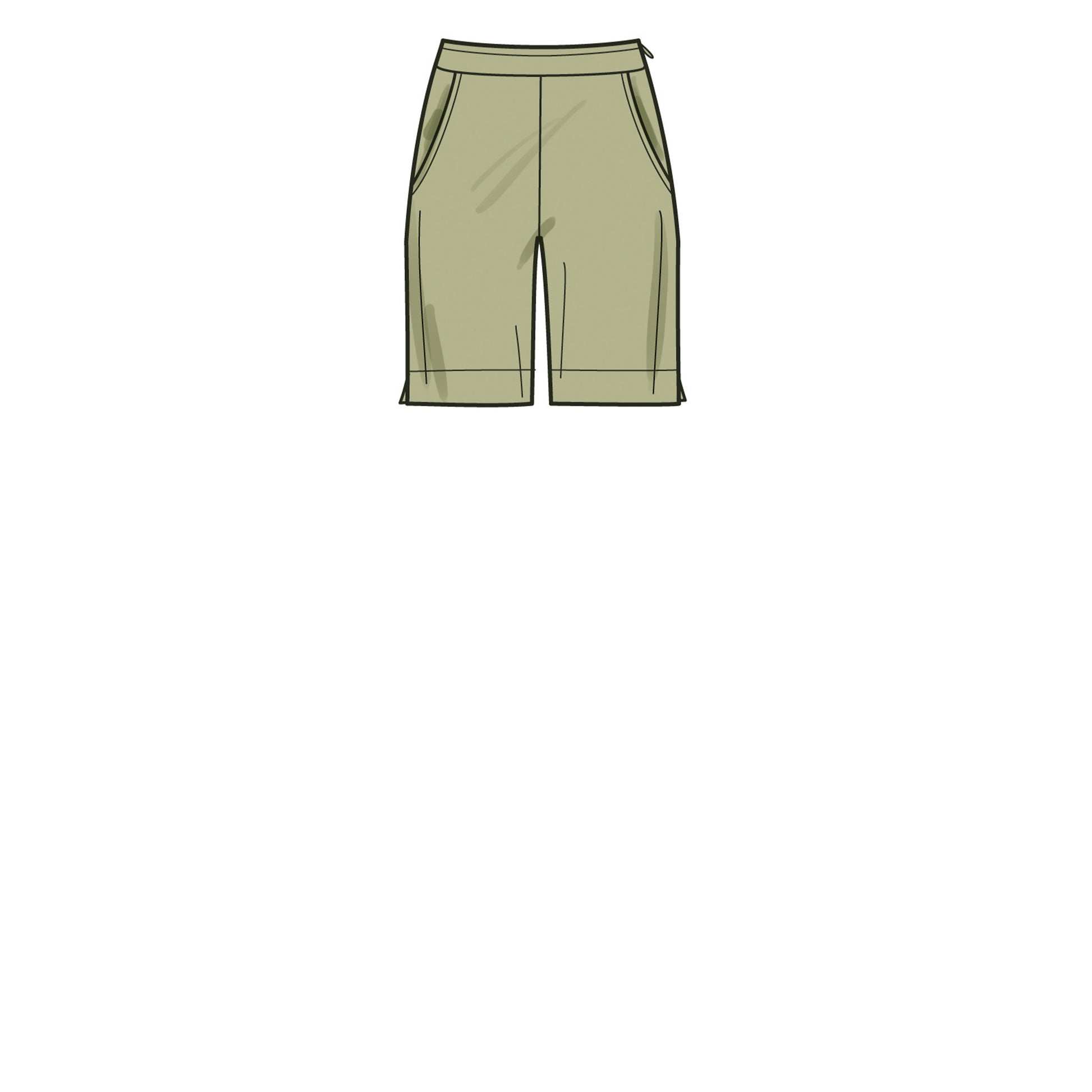 Symønster Simplicity 9611 - Top Tunika Bukser Shorts - Dame | Billede 5