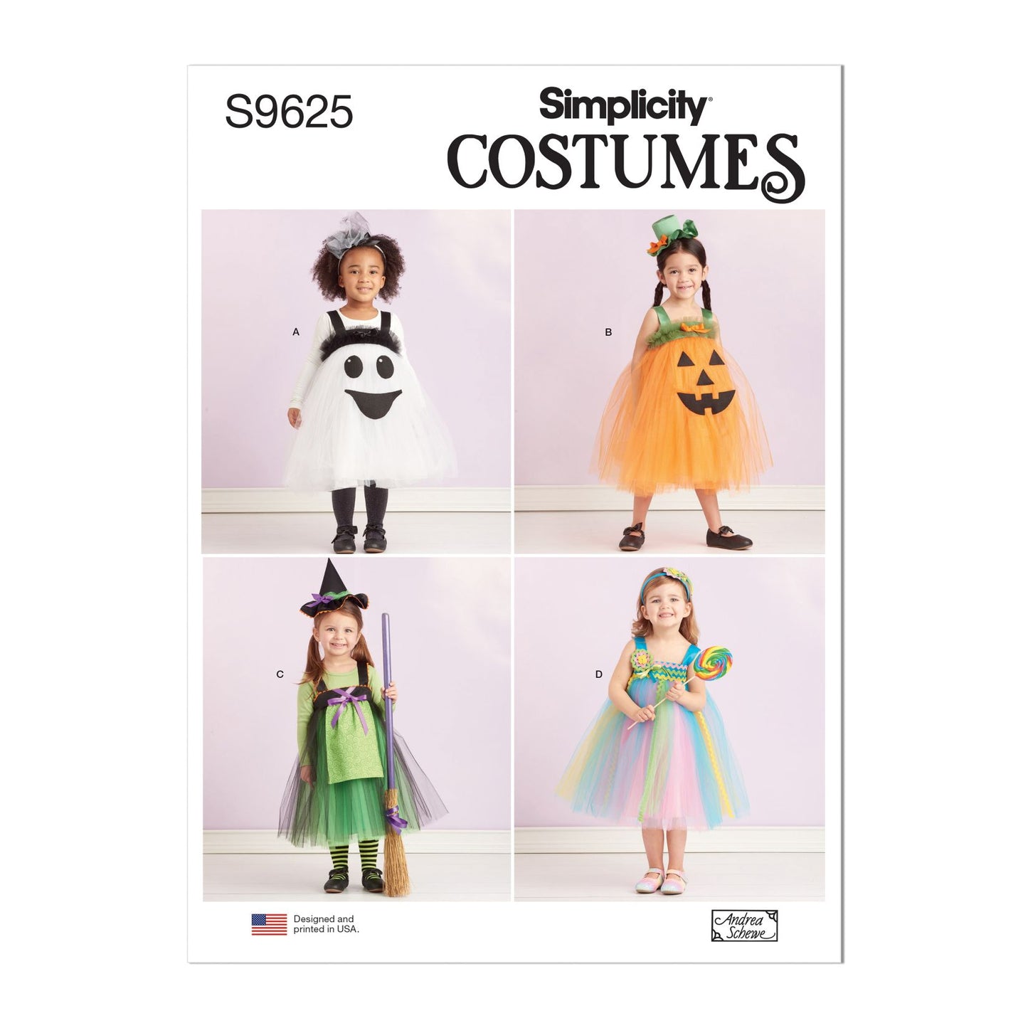 Symønster Simplicity 9625 - Kjole Kostume Nederdel - Baby - Karneval | Billede 5
