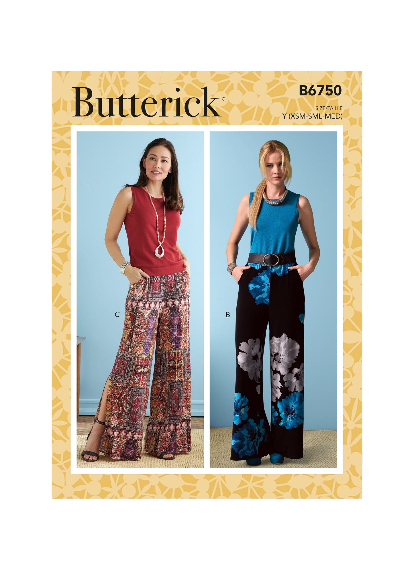 Symønster Butterick 6750 - Bukser Shorts - Dame | Billede 3