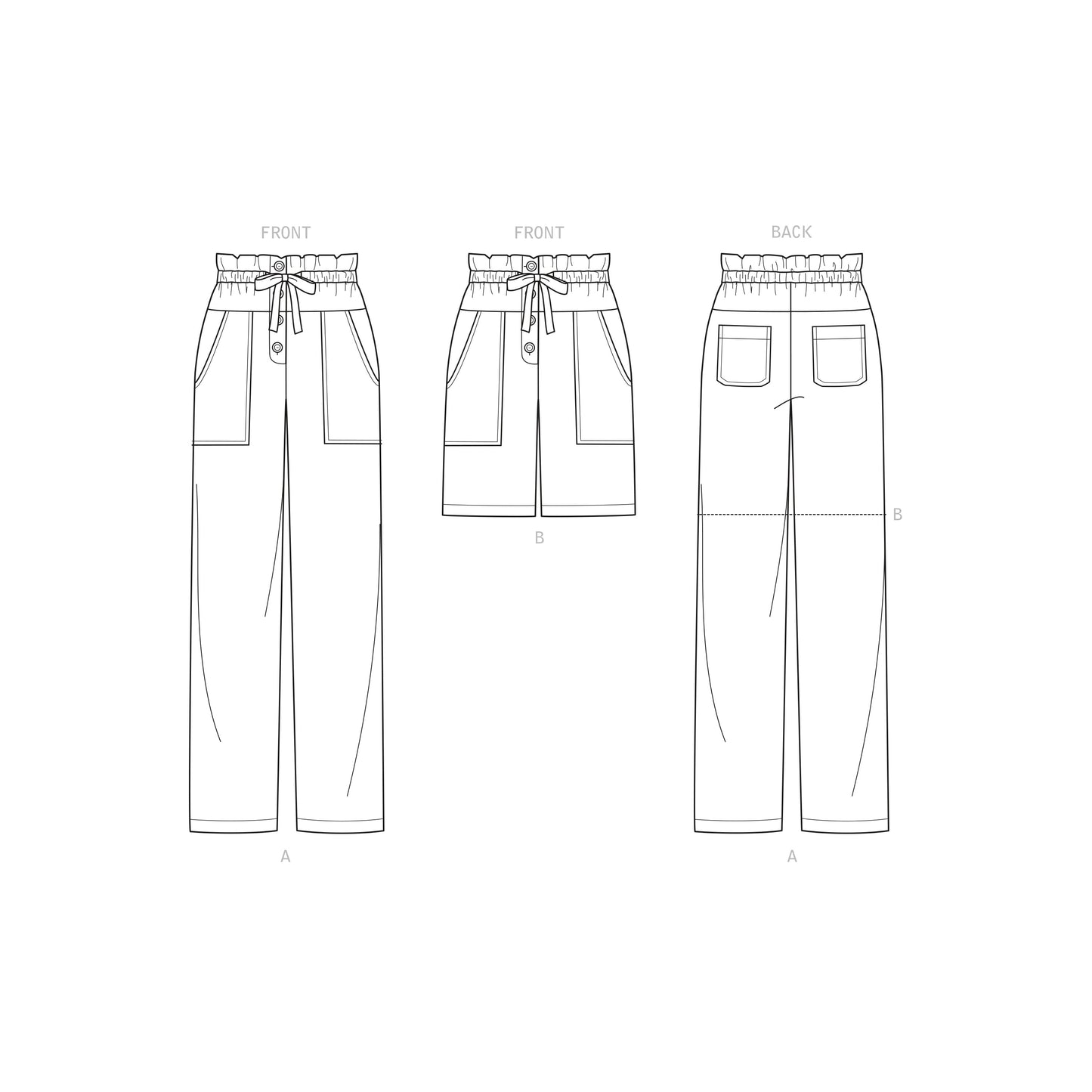 Symønster New Look 6674 - Bukser Shorts - Dame | Billede 8