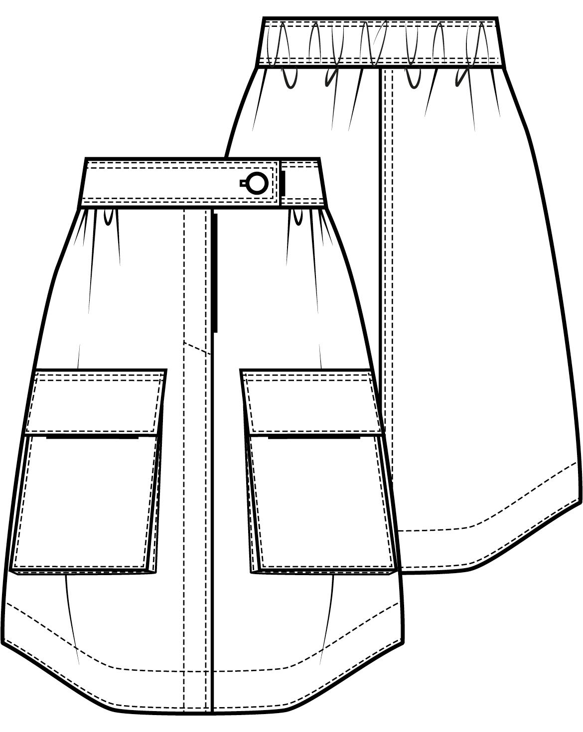 PDF-symønster - Allt om handarbete 0222 - 111 - Kjole Buksedragt Nederdel Skjorte - Dame | Billede 10