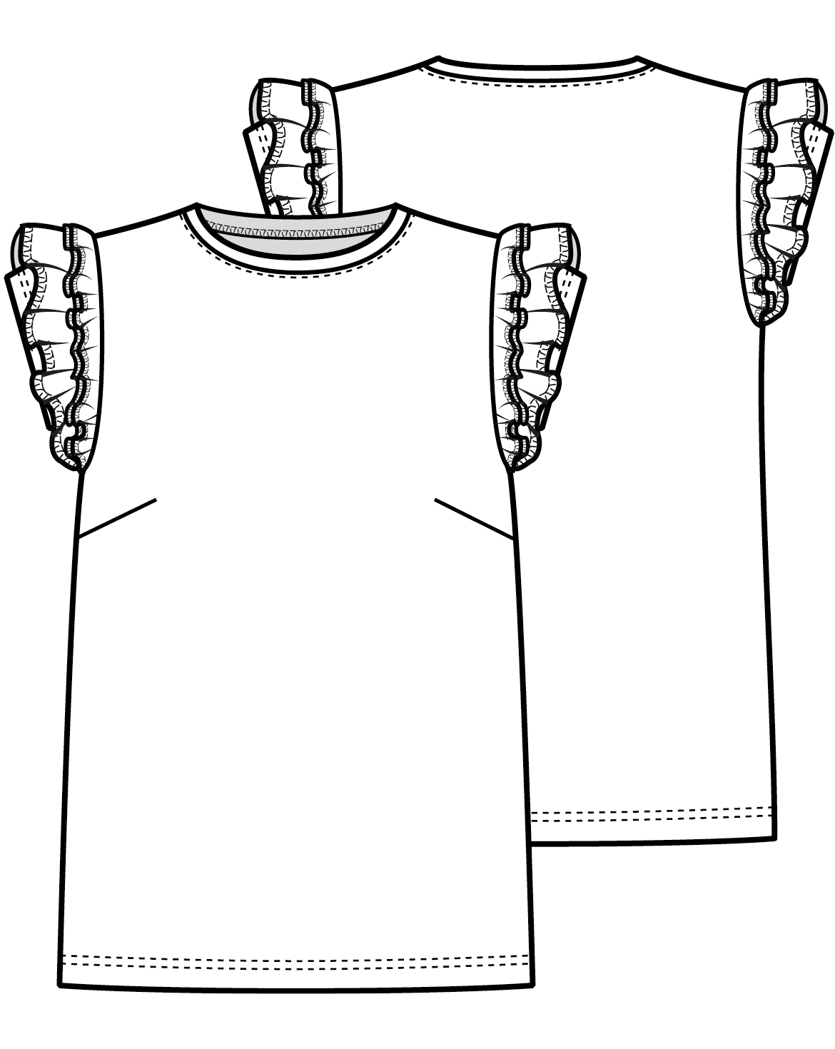 PDF-symønster - Allt om handarbete 0622 - 118 - Top Skjorte - Dame | Billede 4