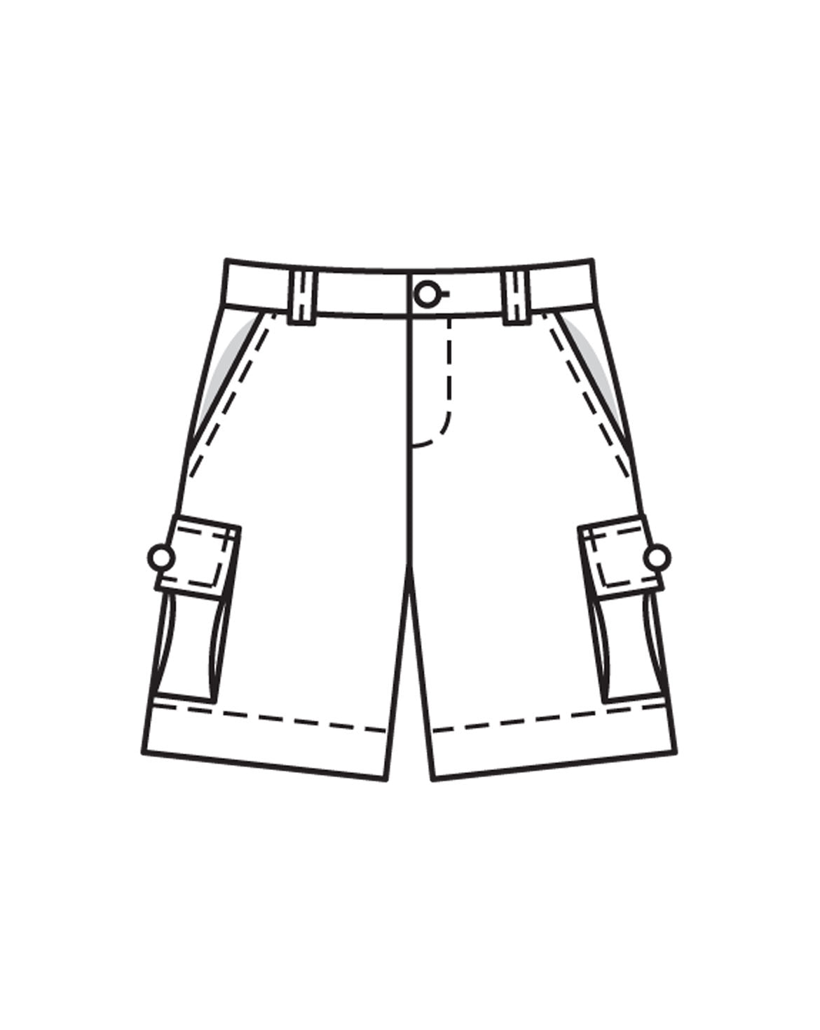 PDF-symønster - Burda 9243 - Bukser Shorts - Dreng | Billede 5
