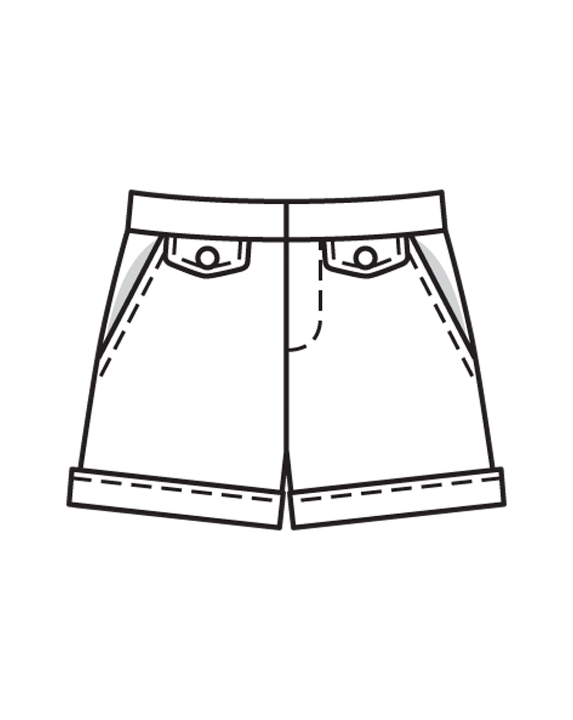 PDF-symønster - Burda 9243 - Bukser Shorts - Dreng | Billede 10