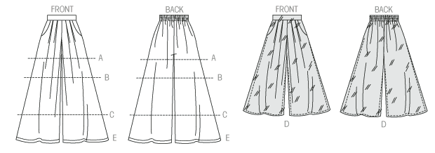 Symønster McCall´s 7131 - Bukser Shorts - Dame | Billede 9