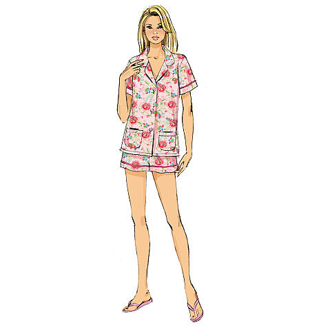 Symønster Butterick 6296 - Pyjamas - Dame | Billede 1