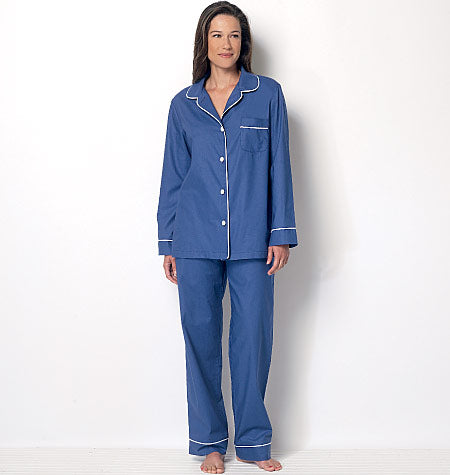 Symønster Butterick 6296 - Pyjamas - Dame | Billede 4