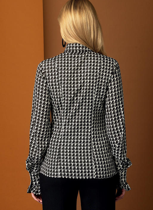 Symønster Vogue Patterns 9029 - Bluse Skjorte - Dame | Billede 6