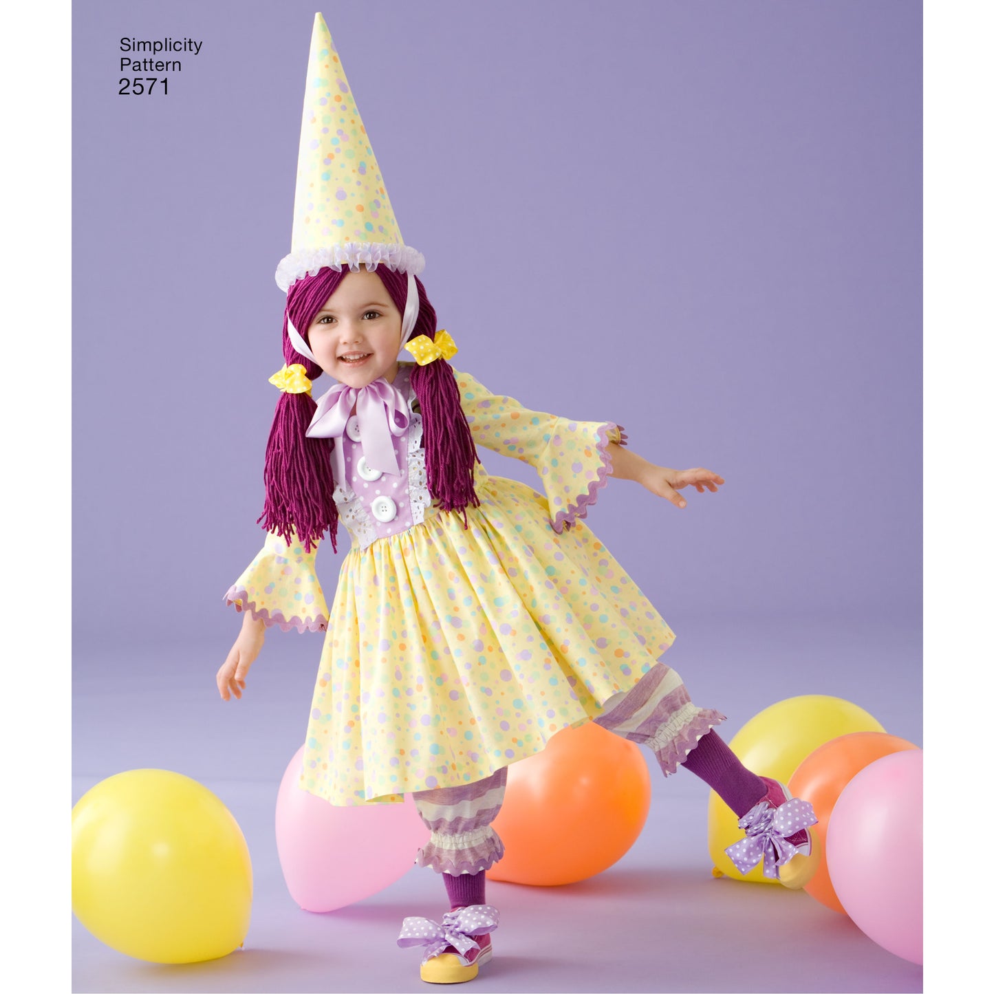 Symønster Simplicity 2571 - Kostume - Baby Pige - Karneval | Billede 4