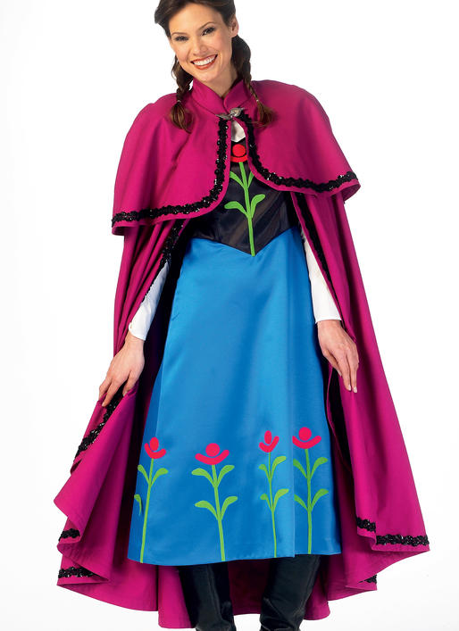 Symønster McCall´s 7000 - Kostume - Dame Pige - Karneval | Billede 5