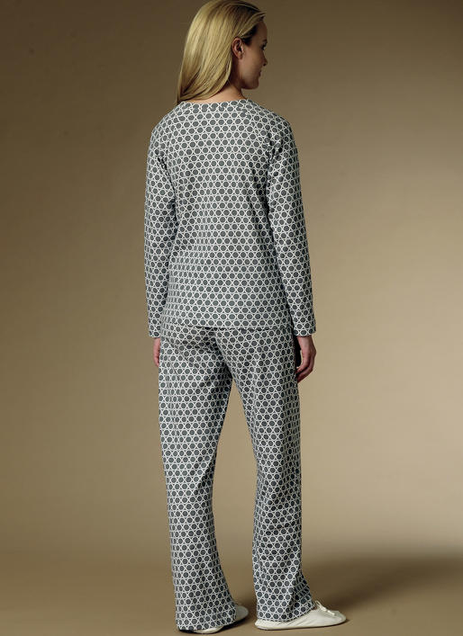 Symønster Butterick 6428 - Pyjamas - Dame | Billede 5
