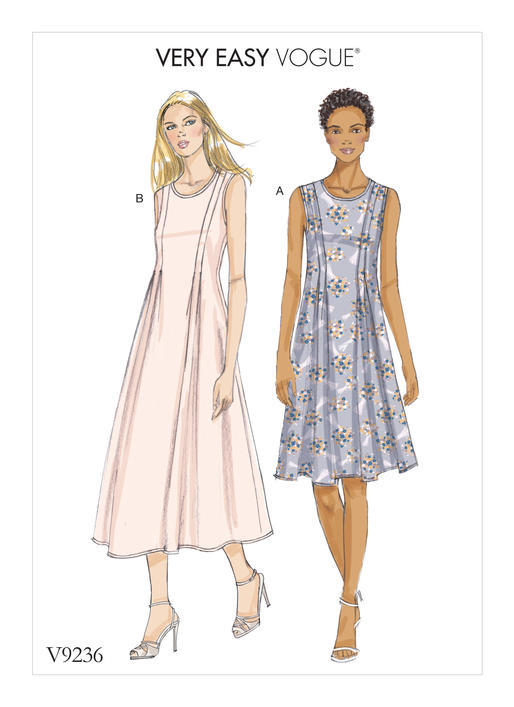 Symønster Vogue Patterns 9236 - Kjole - Dame | Billede 3