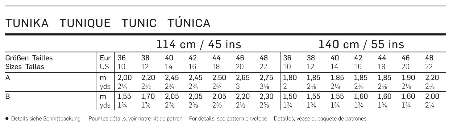 Symønster Burda 6683 - Bluse Top Tunika - Dame | Billede 4