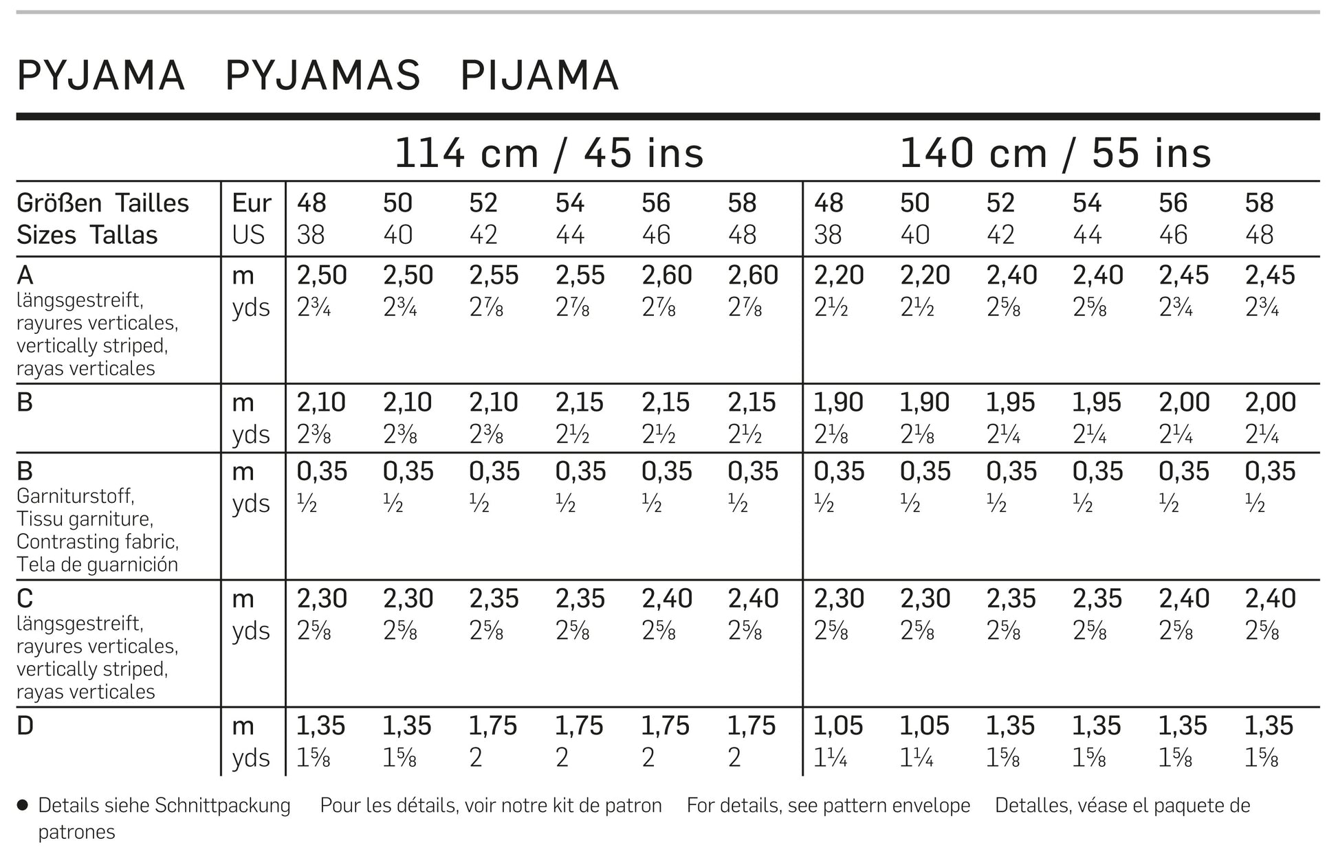 Symønster PDF symønster - Burda 6741 - Pyjamas - Herre | Billede 4