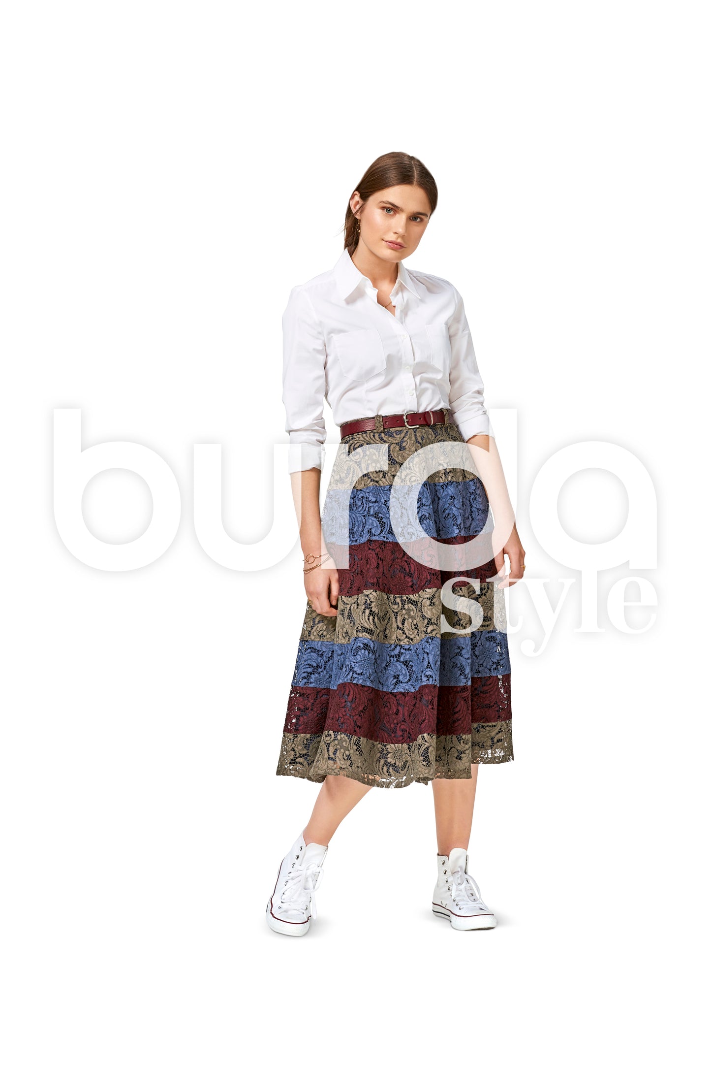 Symønster Burda 6849 - Bluse Skjorte - Dame | Billede 6