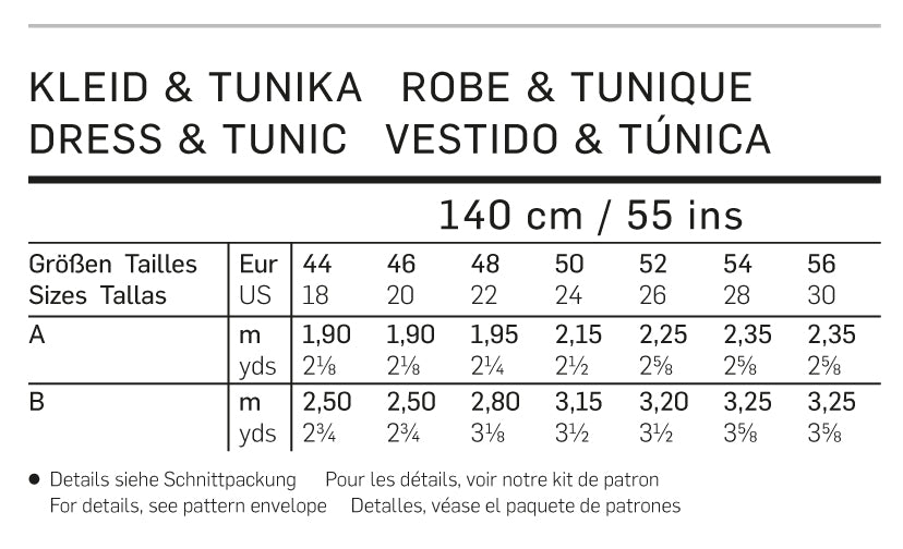 PDF symønster - Burda 6972 - Kjole Tunika Jakke - Dame - Casual | Billede 4
