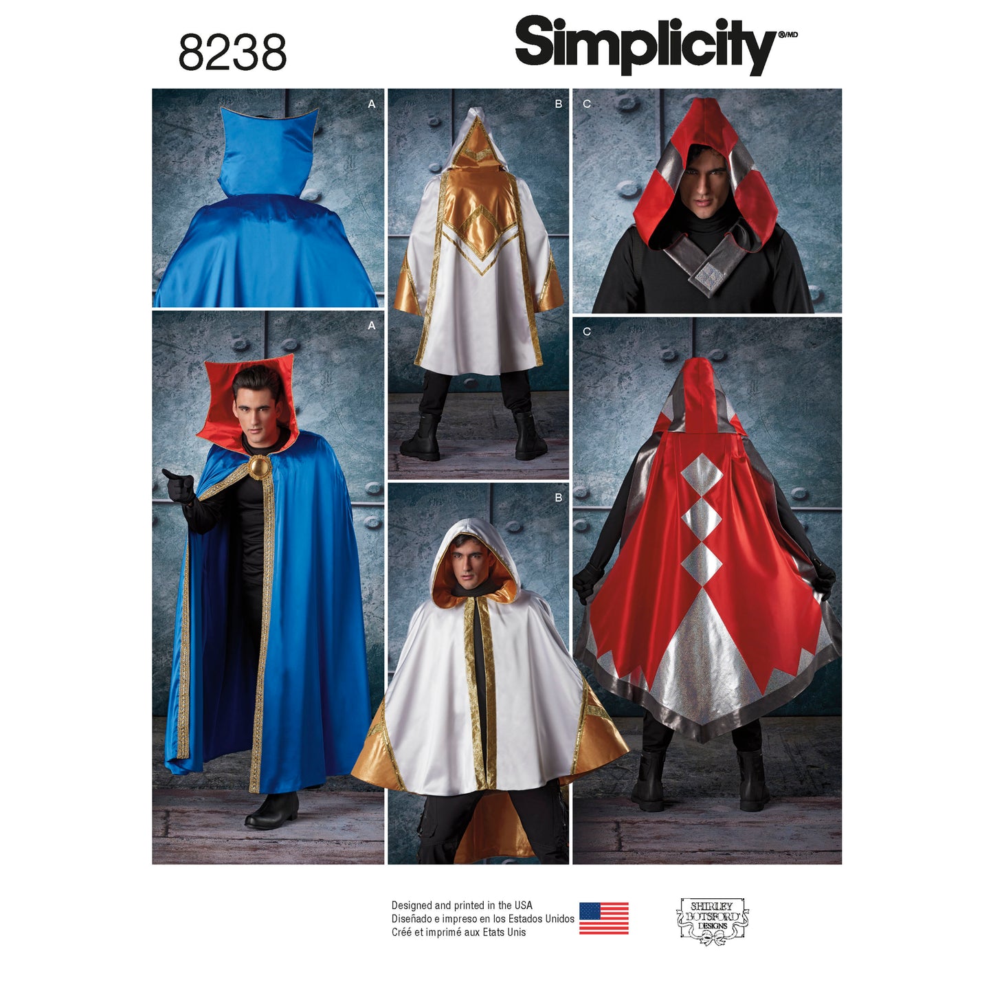 Symønster Simplicity 8238 - Kostume - Dame - Karneval | Billede 8