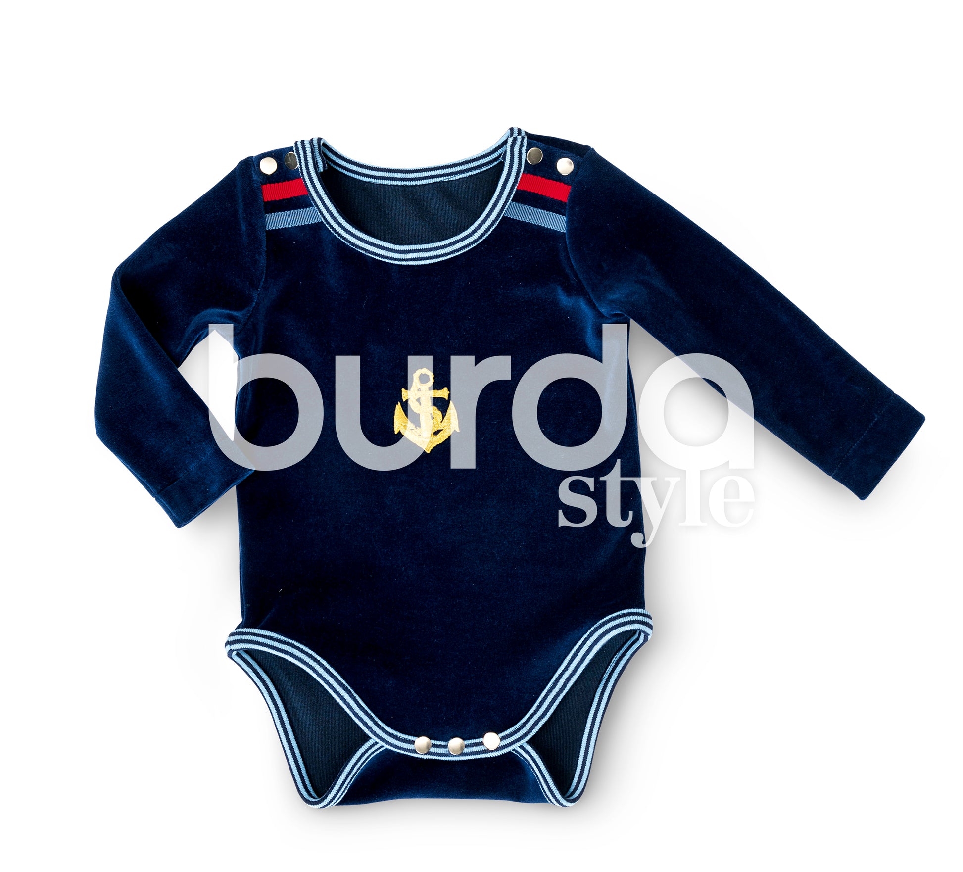Symønster Burda 9347 - Buksedragt Kjole - Baby | Billede 1
