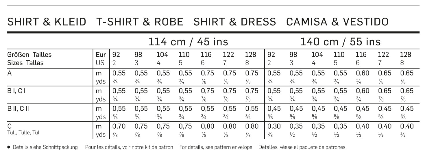 Symønster PDF symønster - Burda 9416 - Kjole Skjorte - Pige | Billede 6