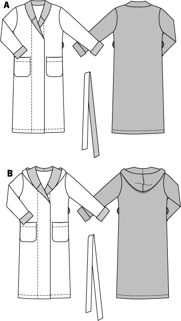 Symønster Burda 9620 - Pyjamas - Pige Dreng | Billede 2