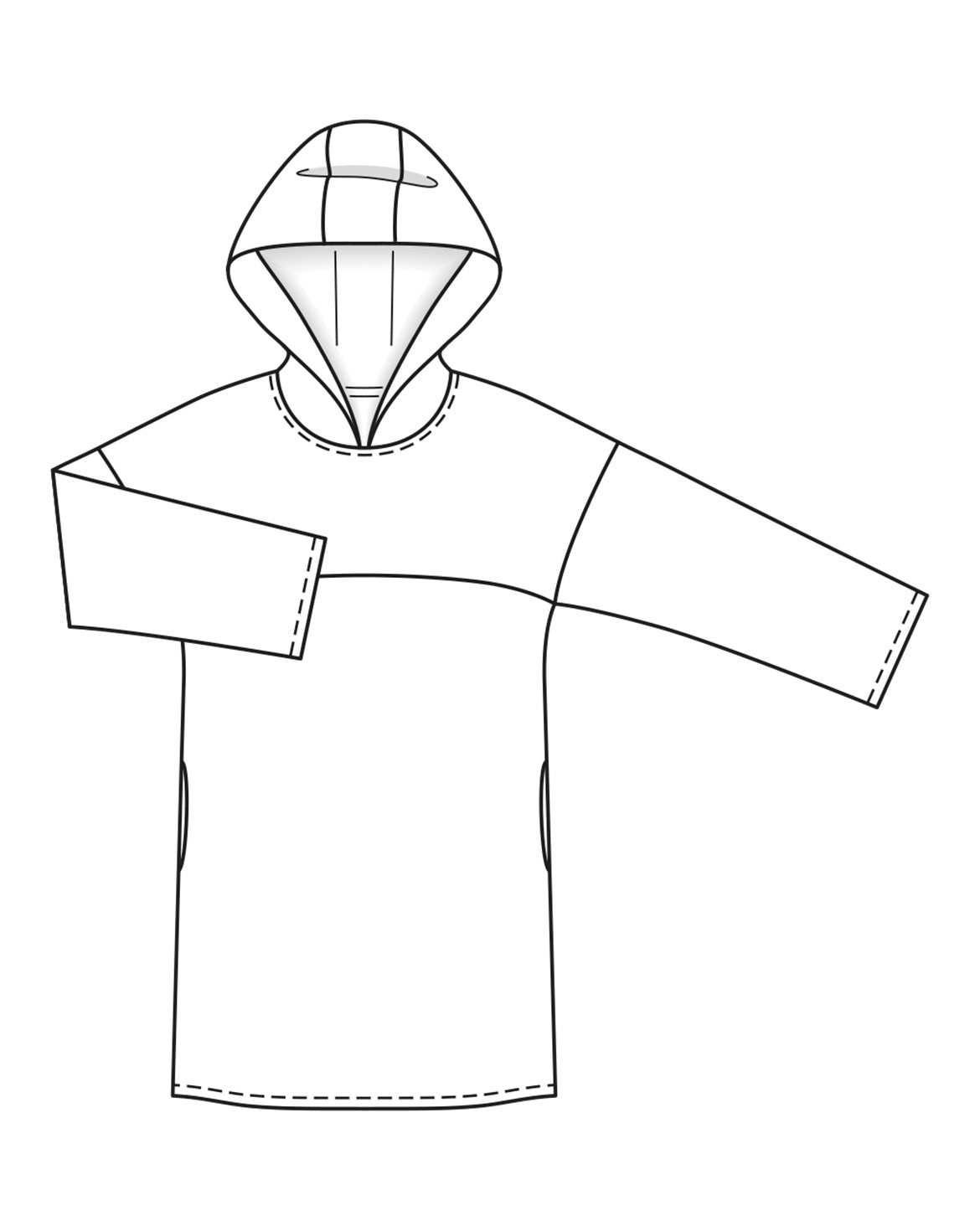 PDF-symønster - Burda 01/2023 #2B - Pyjamas - Dame | Billede 6