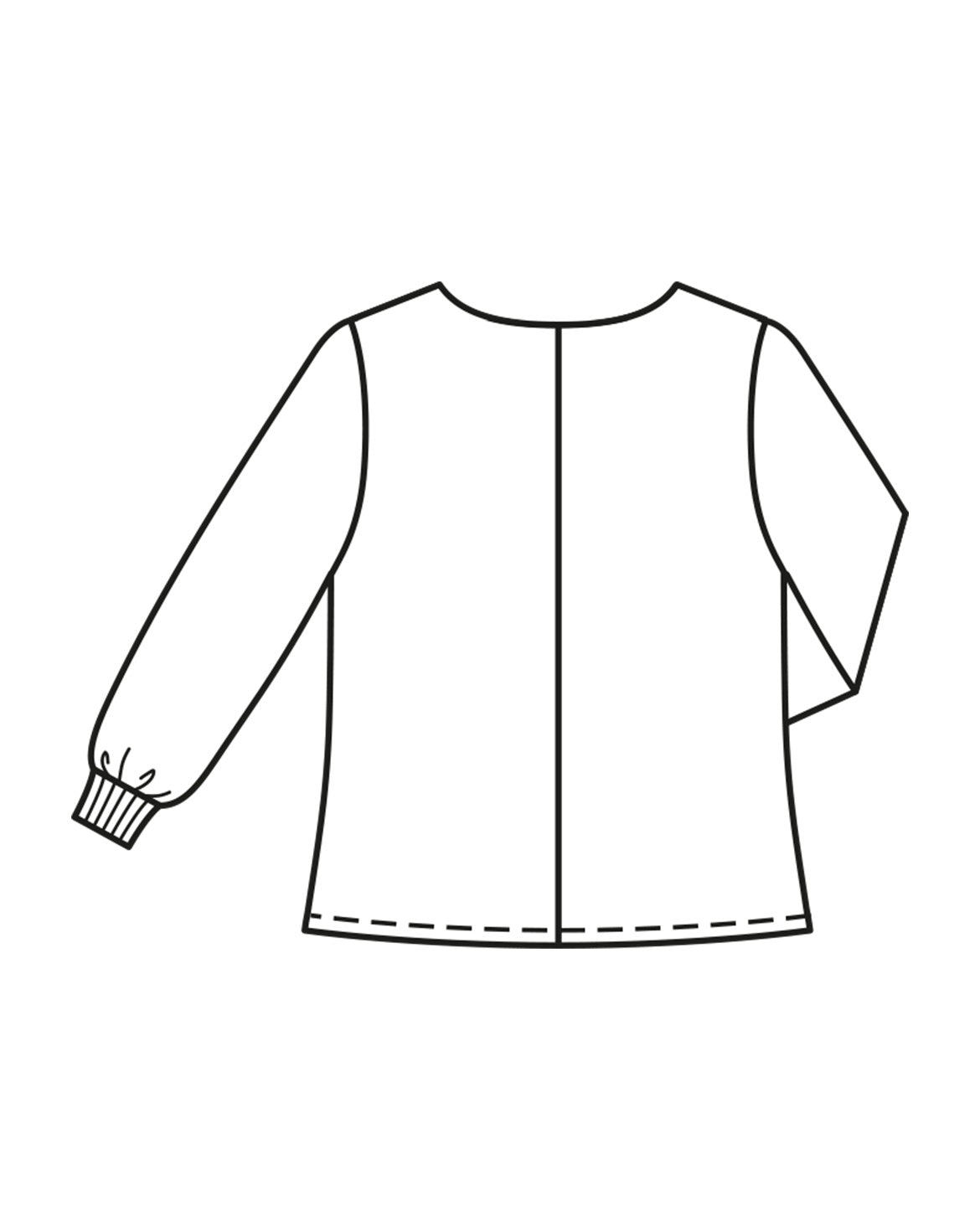 PDF-symønster - Burda 01/2023  #4A - Skjorte Sportstøj - Dame | Billede 6