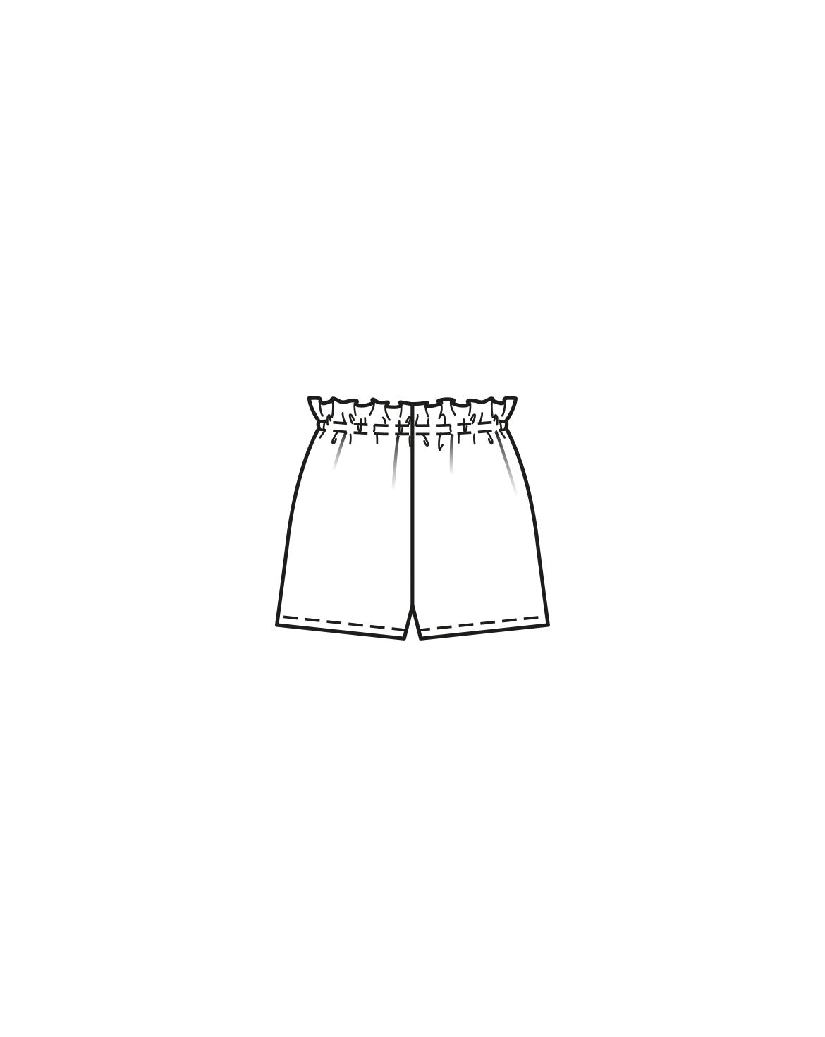 PDF-symønster - Burda 03/2023  #5A - Shorts - Dame | Billede 7