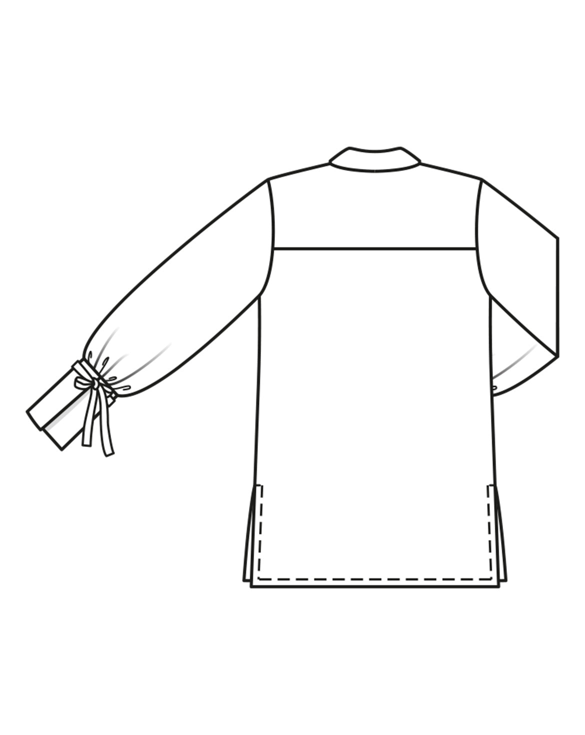 PDF-symønster - Burda 02/2023 #118 - Skjorte - Dame | Billede 3