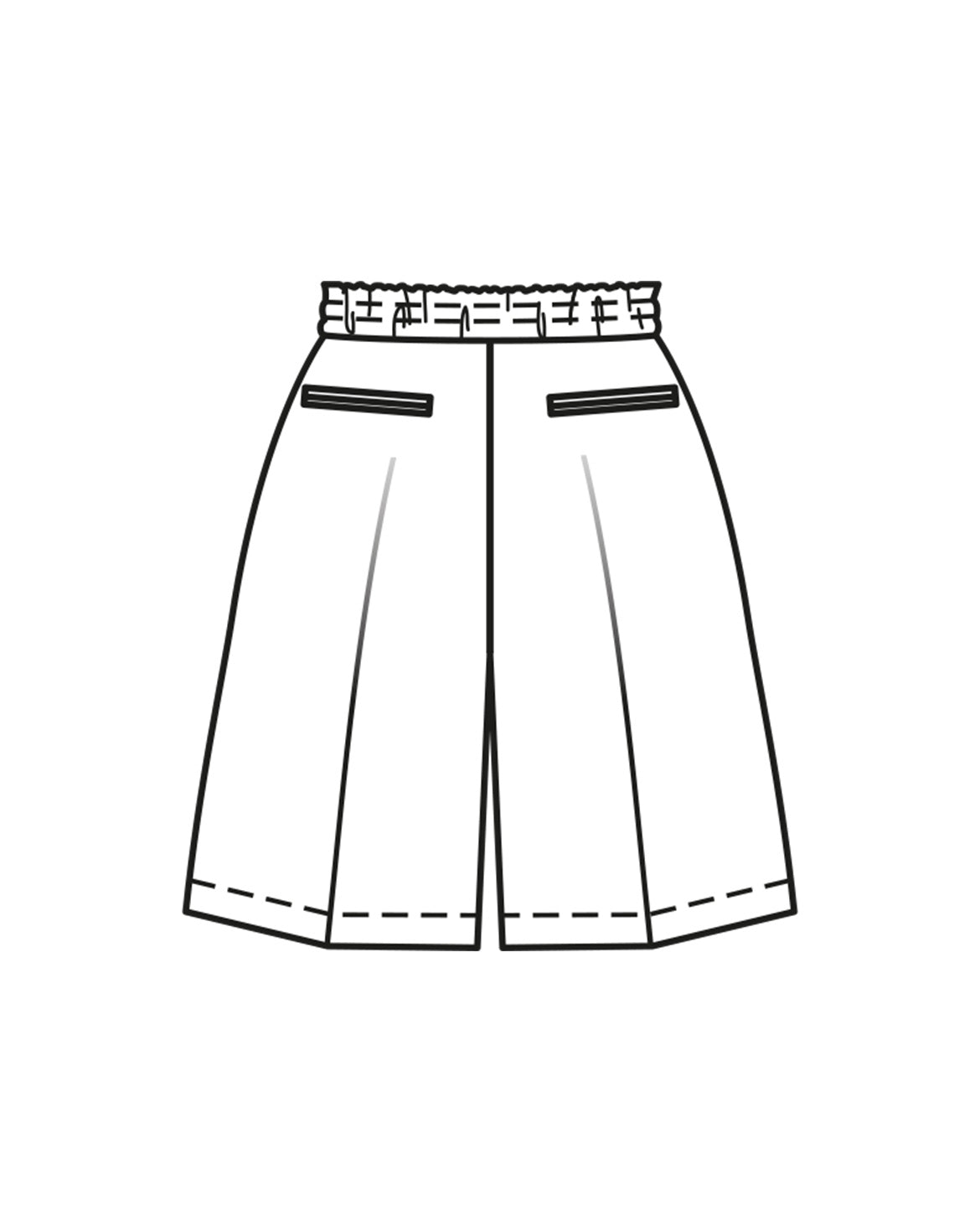 PDF-symønster - Burda 02/2023 #129 - Shorts - Dame Herre | Billede 3