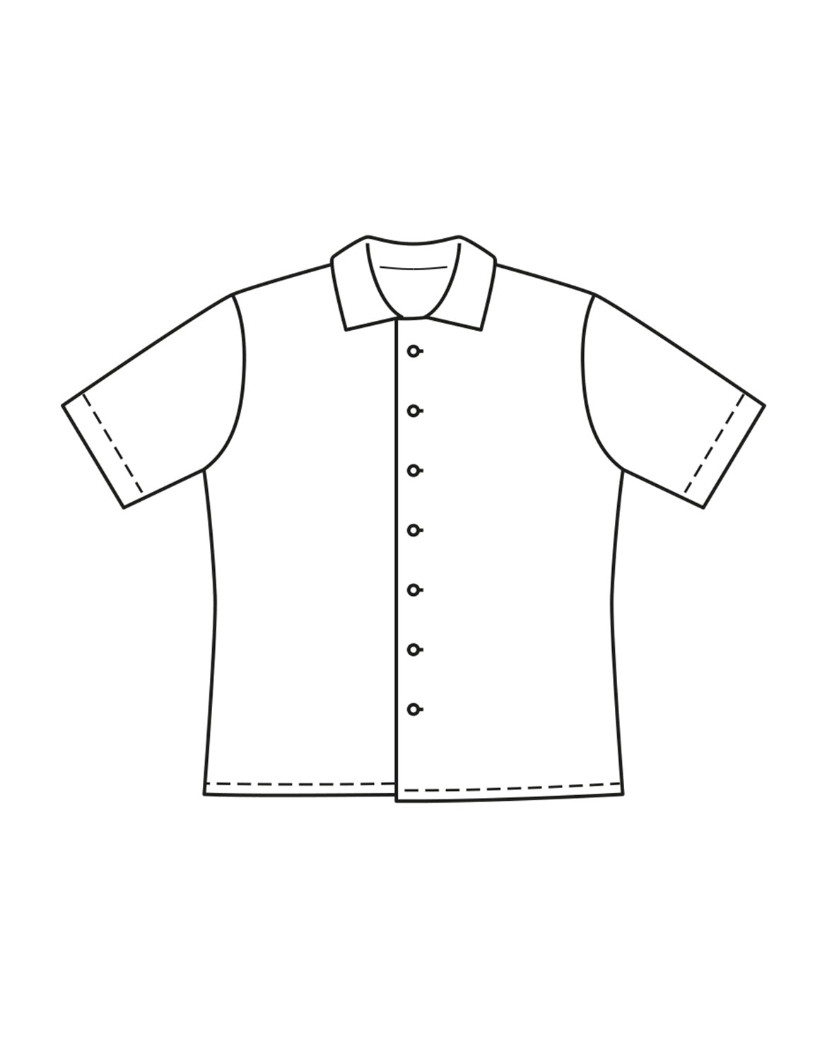 PDF-symønster - Burda 02/2023 #131 - Skjorte - Herre | Billede 3