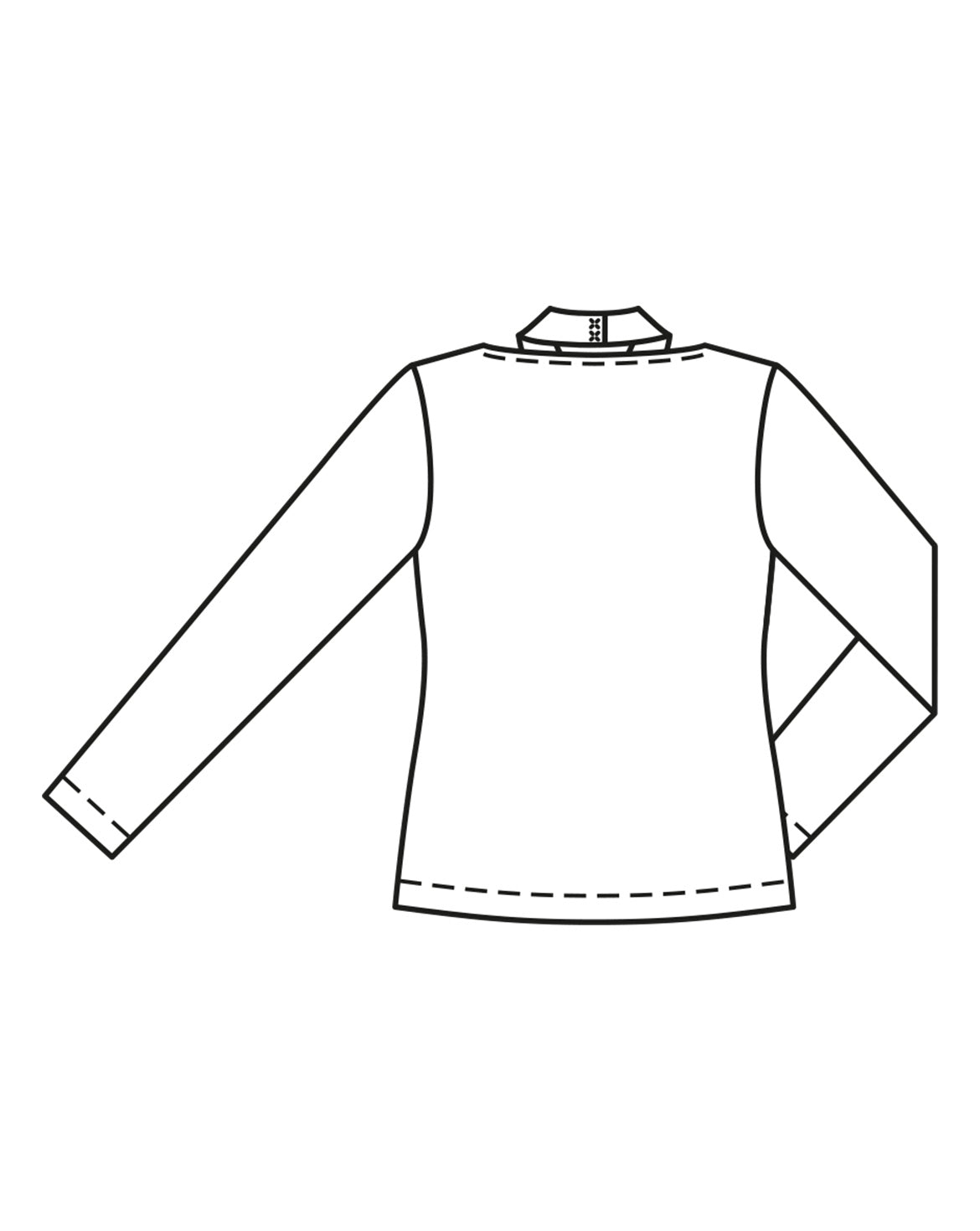 PDF-symønster - Burda 03/2023  #11 - Bluse Skjorte - Dame | Billede 5
