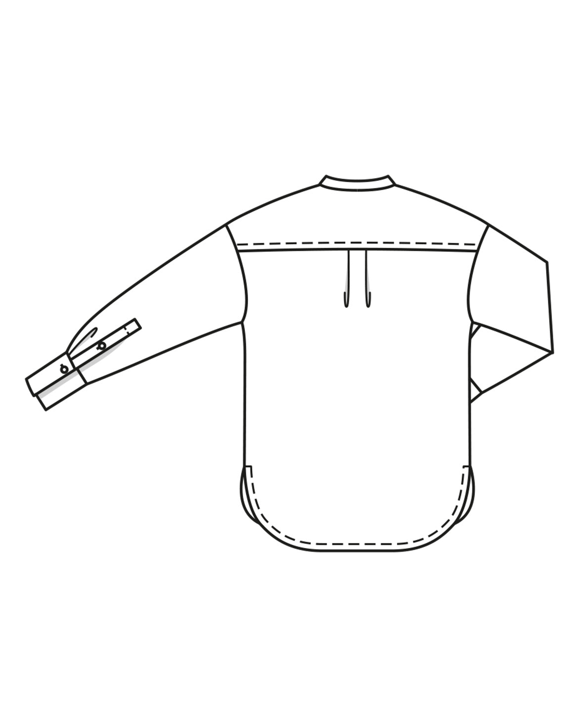 PDF-symønster - Burda 03/2023 #126 - Skjorte - Dame | Billede 5