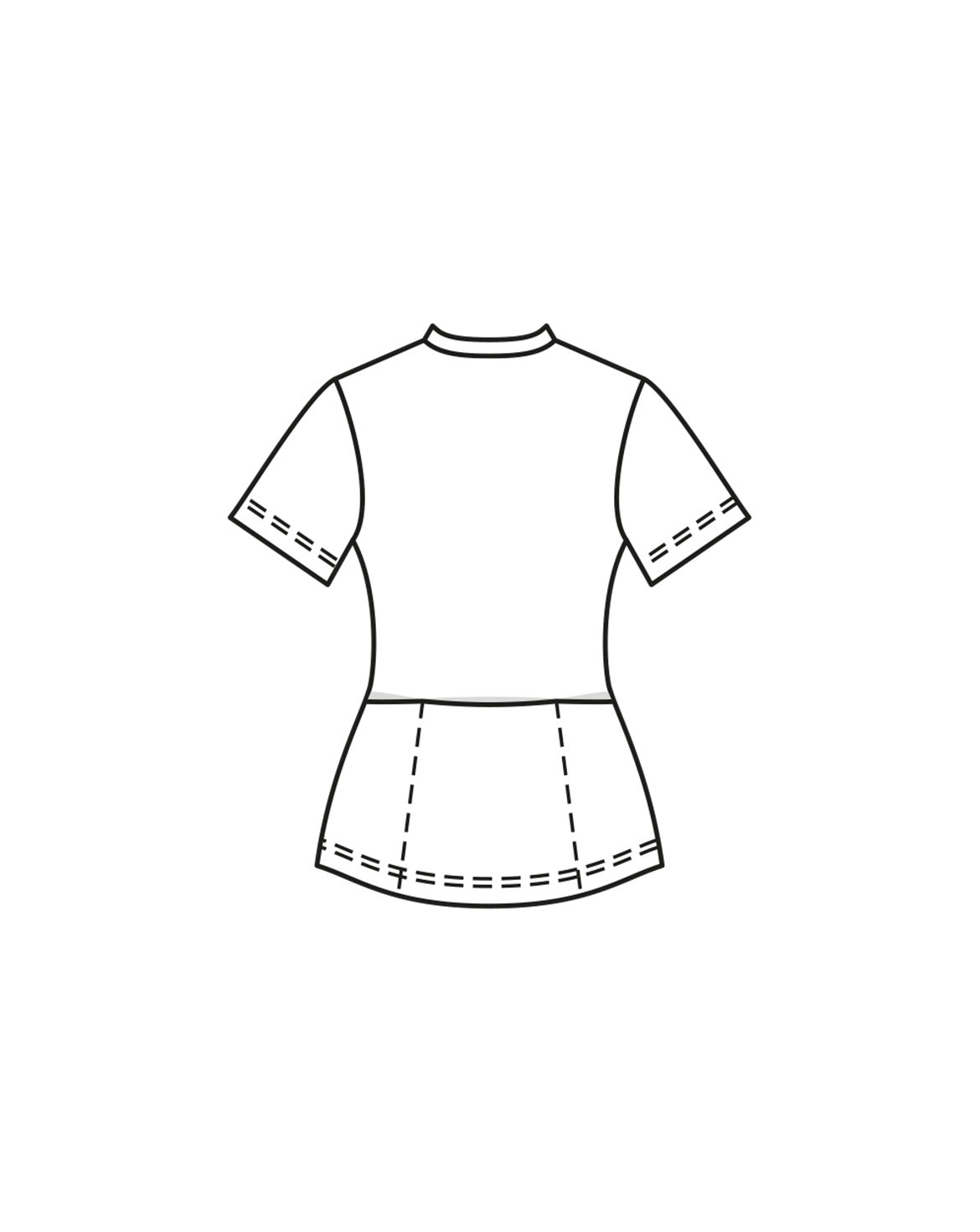 PDF-symønster - Burda 07/2023 #111 - Top Sportstøj - Dame - Casual | Billede 6