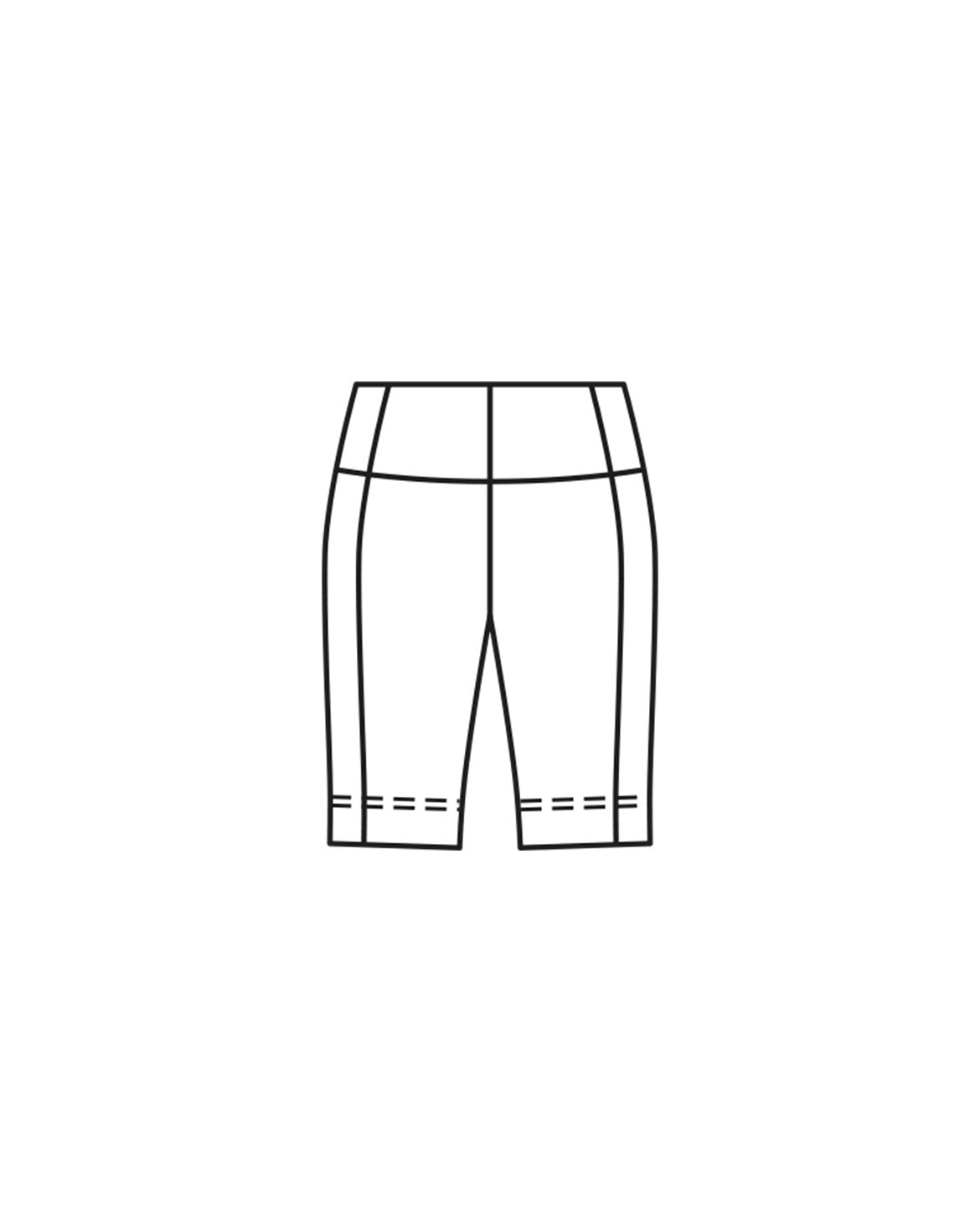 PDF-symønster - Burda 07/2023 #114 - Sportstøj Shorts - Dame | Billede 5