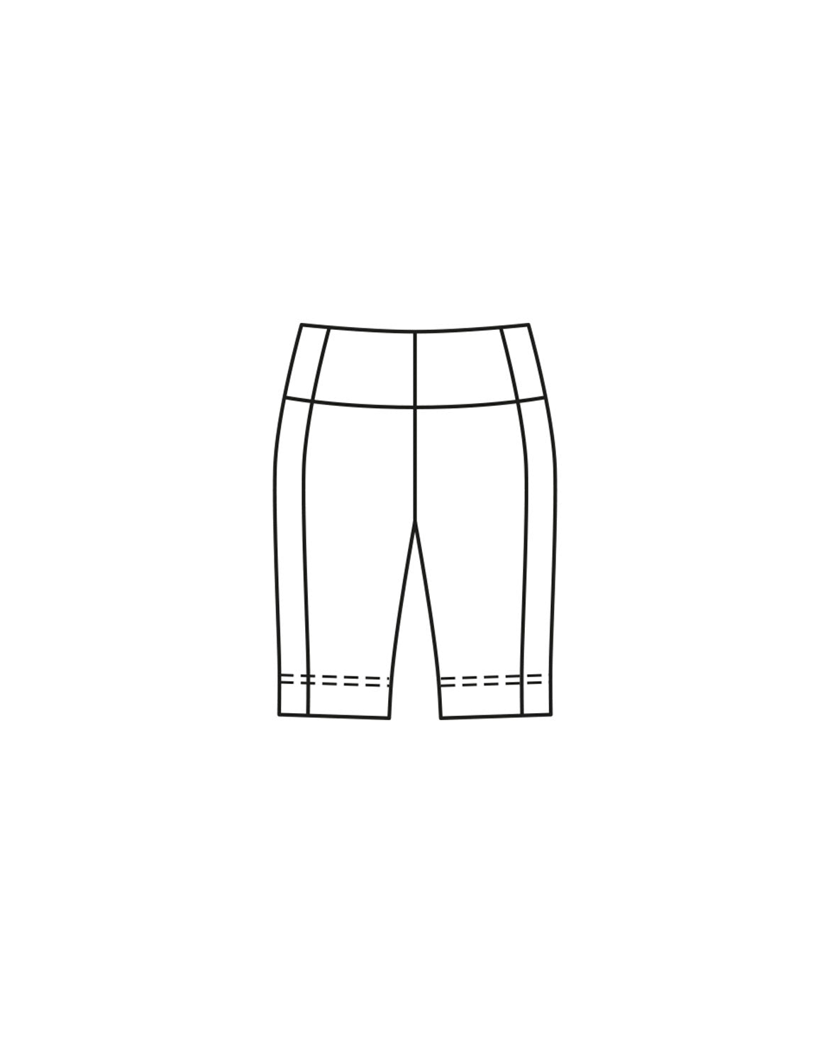 PDF-symønster - Burda 07/2023 #114 - Sportstøj Shorts - Dame | Billede 4