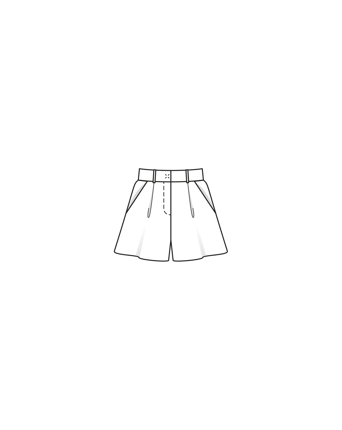 PDF-symønster - Burda 07/2023 #116 - Bukser Shorts - Dame | Billede 5